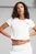 Жіноча біла футболка WARDROBE Essentials Baby Tee Women