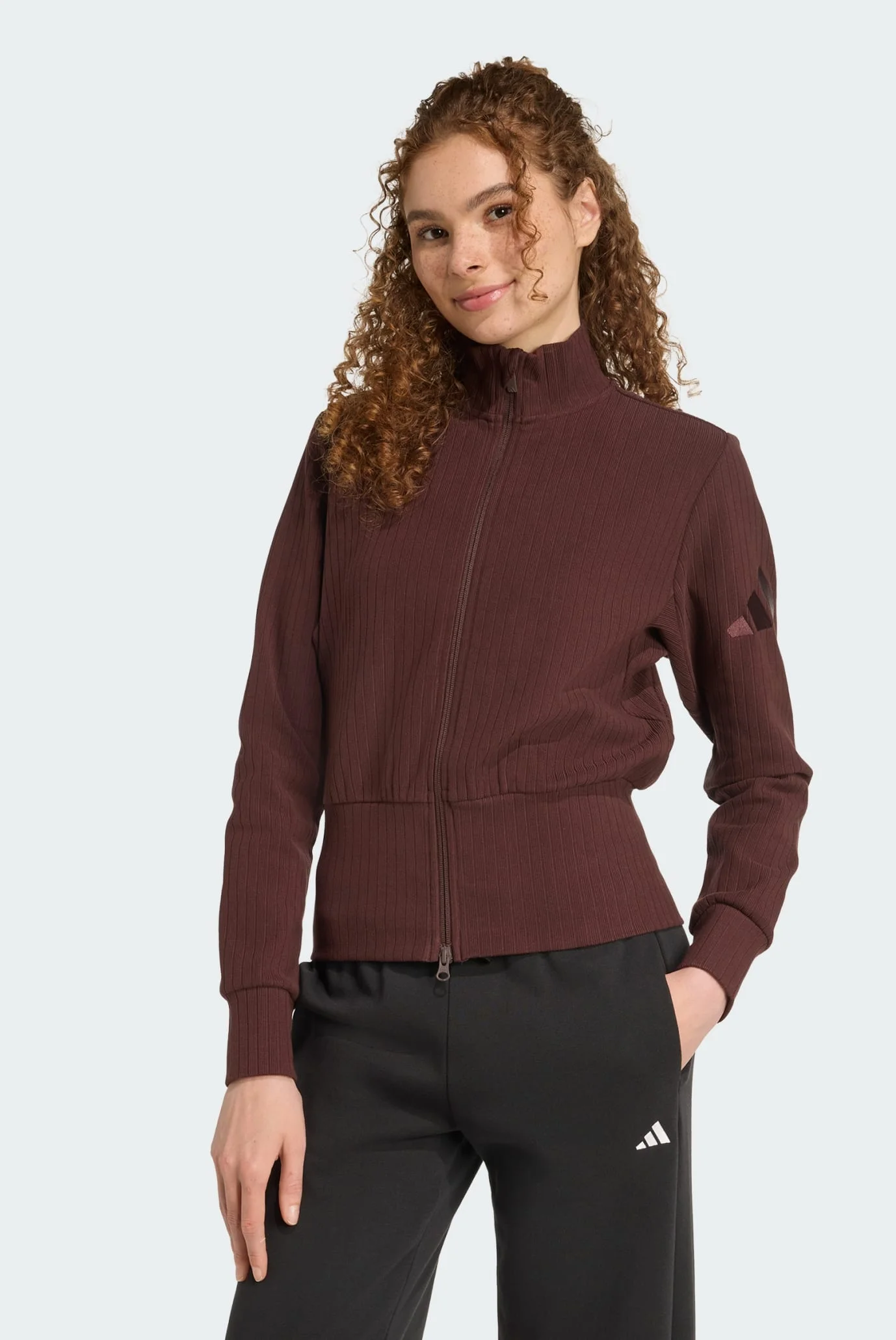 Жіноча коричнева спортивна кофта ALL SZN Winterized Full-Zip