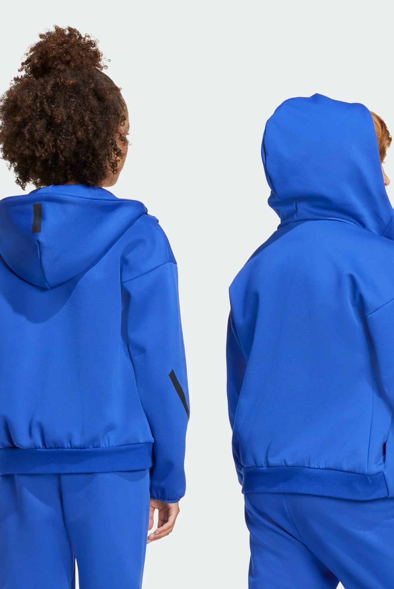 Детское синее худи adidas Z.N.E. Full-Zip Kids adidas KA0668 — MD