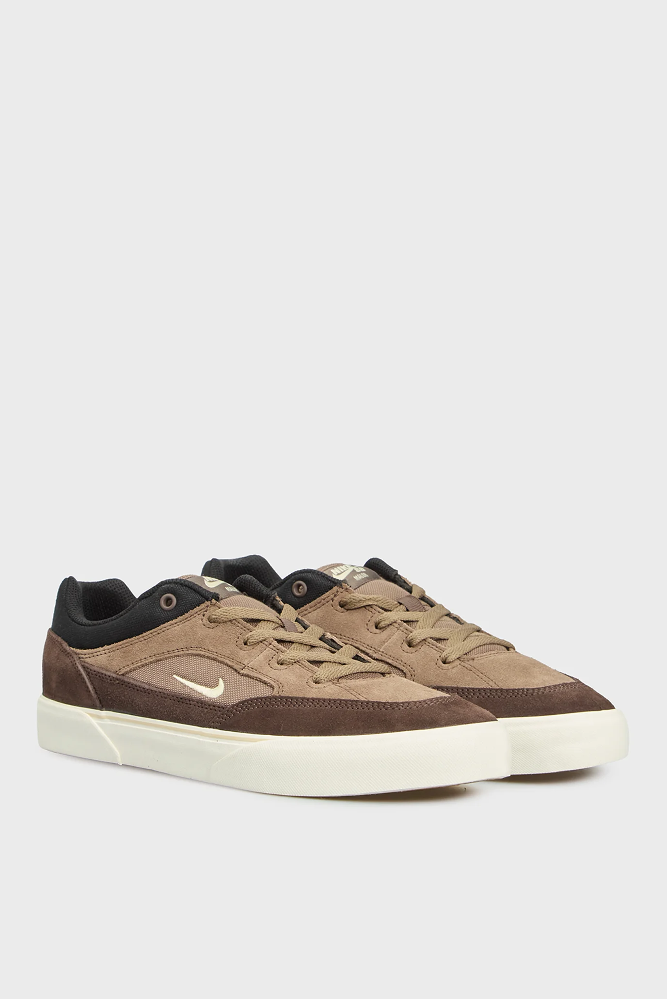 モーリー Мужские коричневые замшевые сникерсы SB MALOR Nike FV6064-005 — MD
