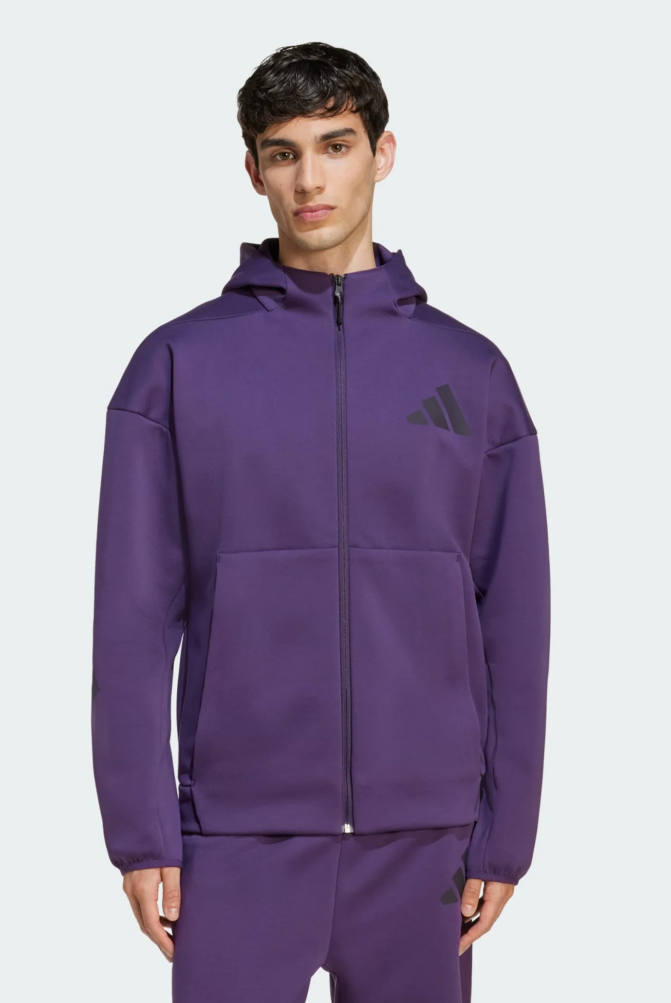 Мужское фиолетовое худи New adidas Z.N.E. Full-Zip adidas KB7124