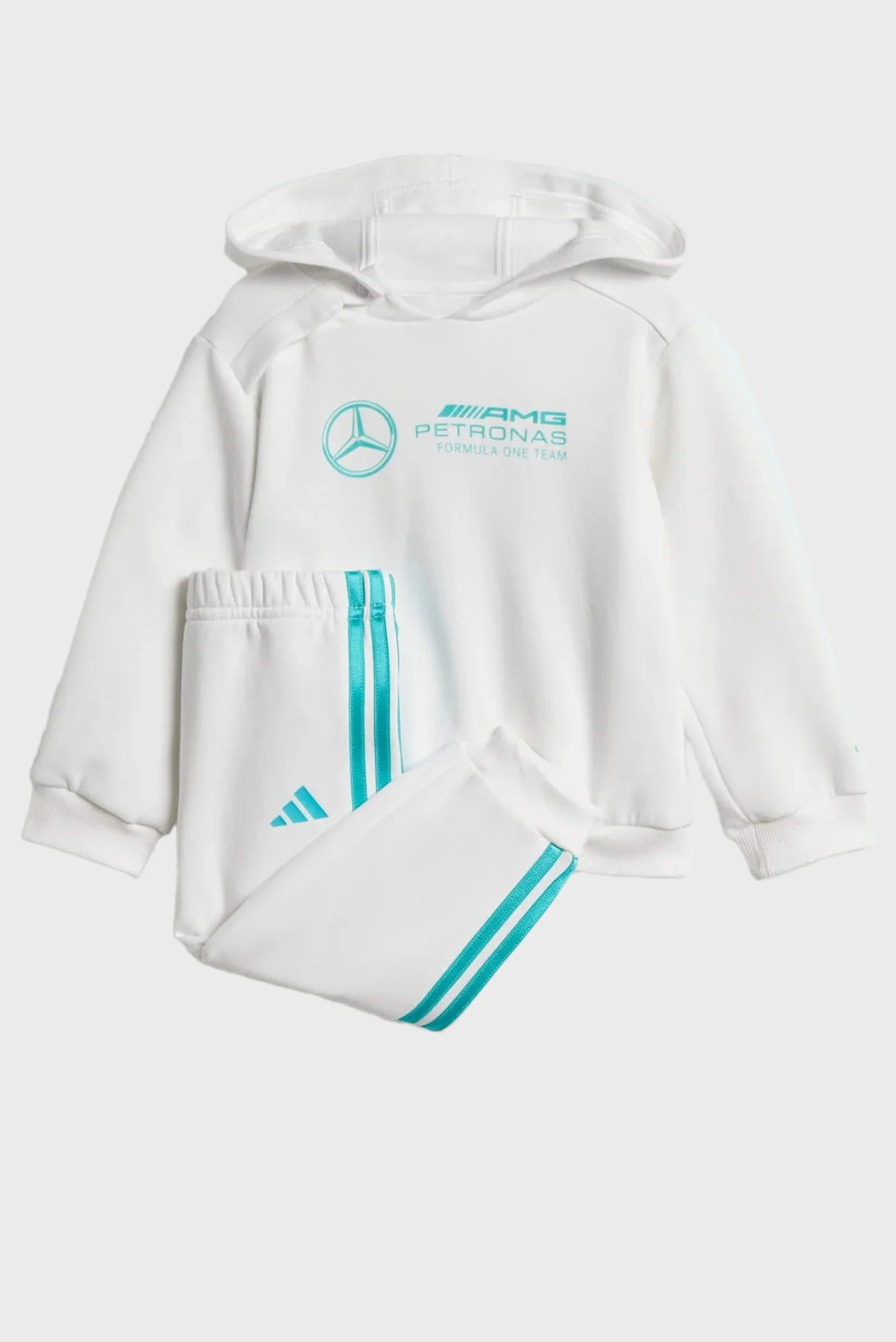 Дитячий білий спортивний костюм (худі, штани) MERCEDES - AMG