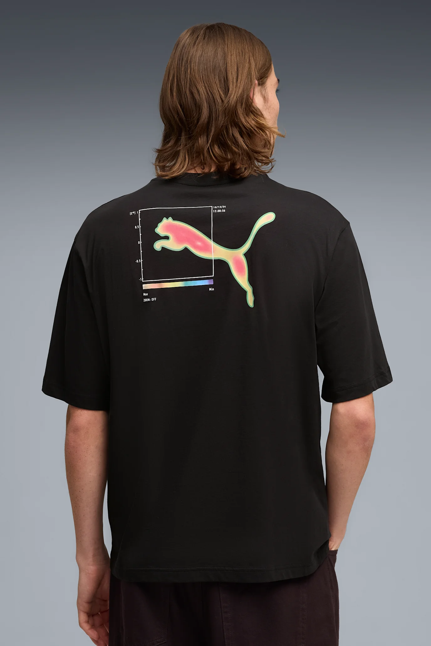 Чоловіча чорна футболка Graphic Tee Men PUMA 691783_01 — MD-Fashion