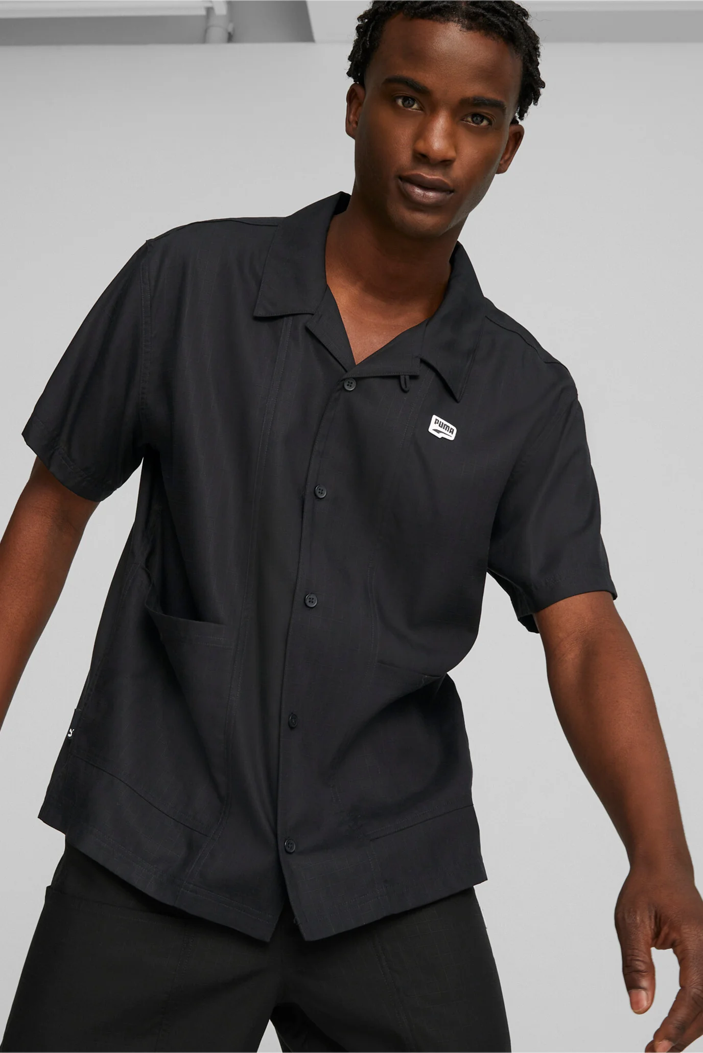 Мужская черная рубашка Downtown Shirt Men PUMA 538255 — MD-Fashion