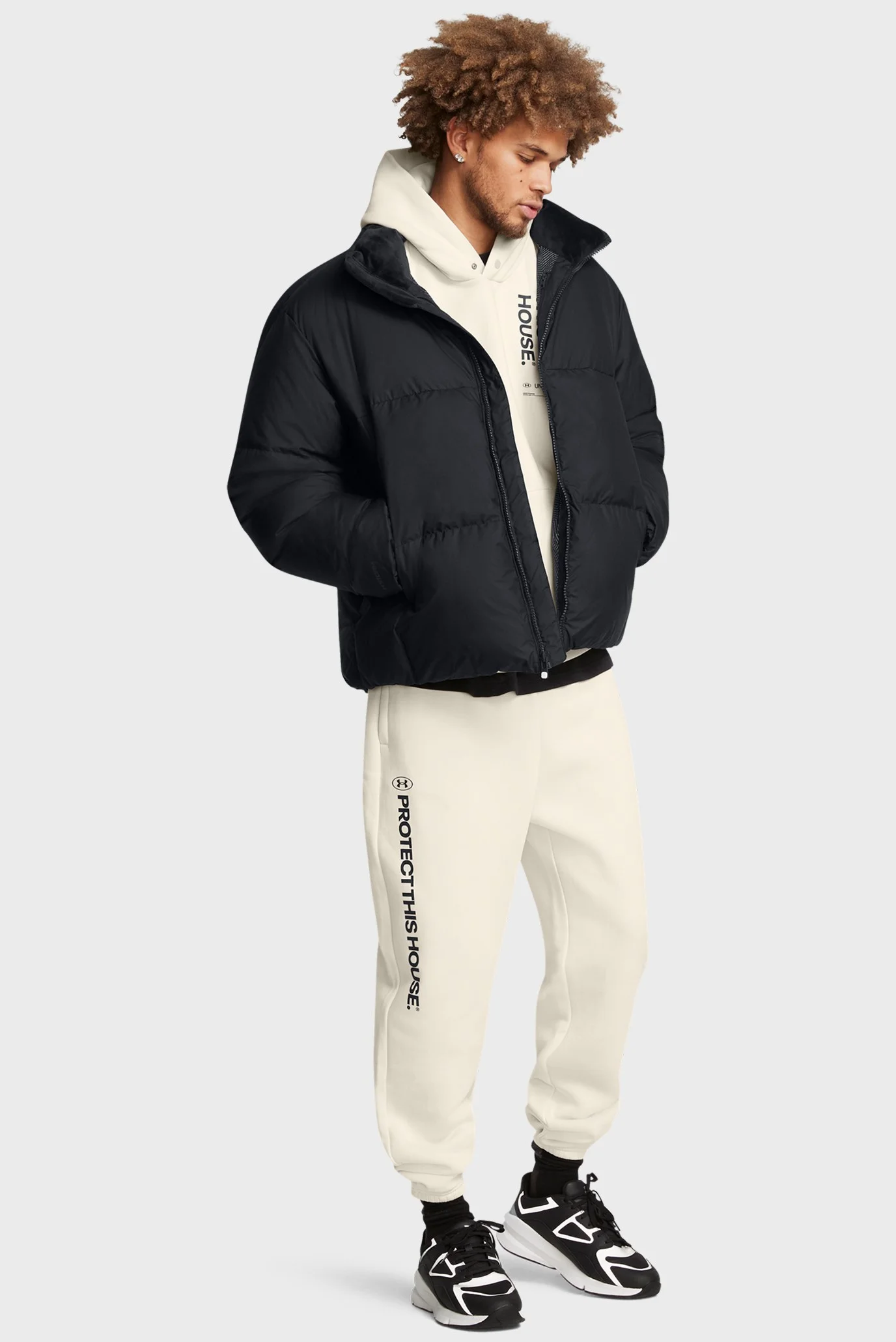 Мужской черный пуховик LIMITLESS DOWN PUFFER JACKET Under Armour