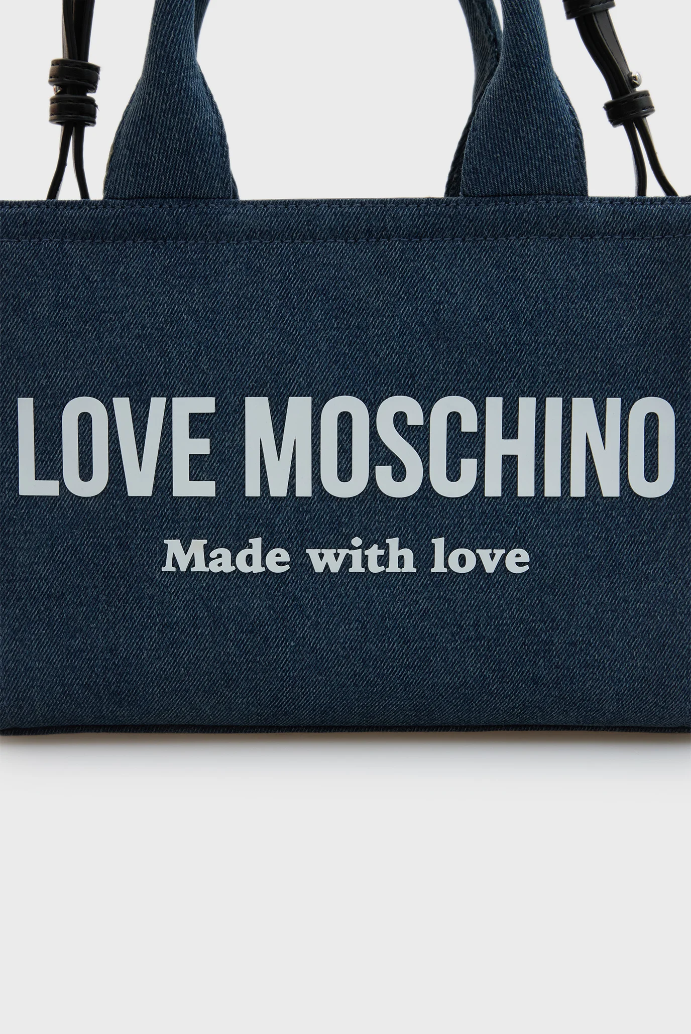Женская темно-синяя джинсовая сумка Love Moschino JC4055PP1OLG170A
