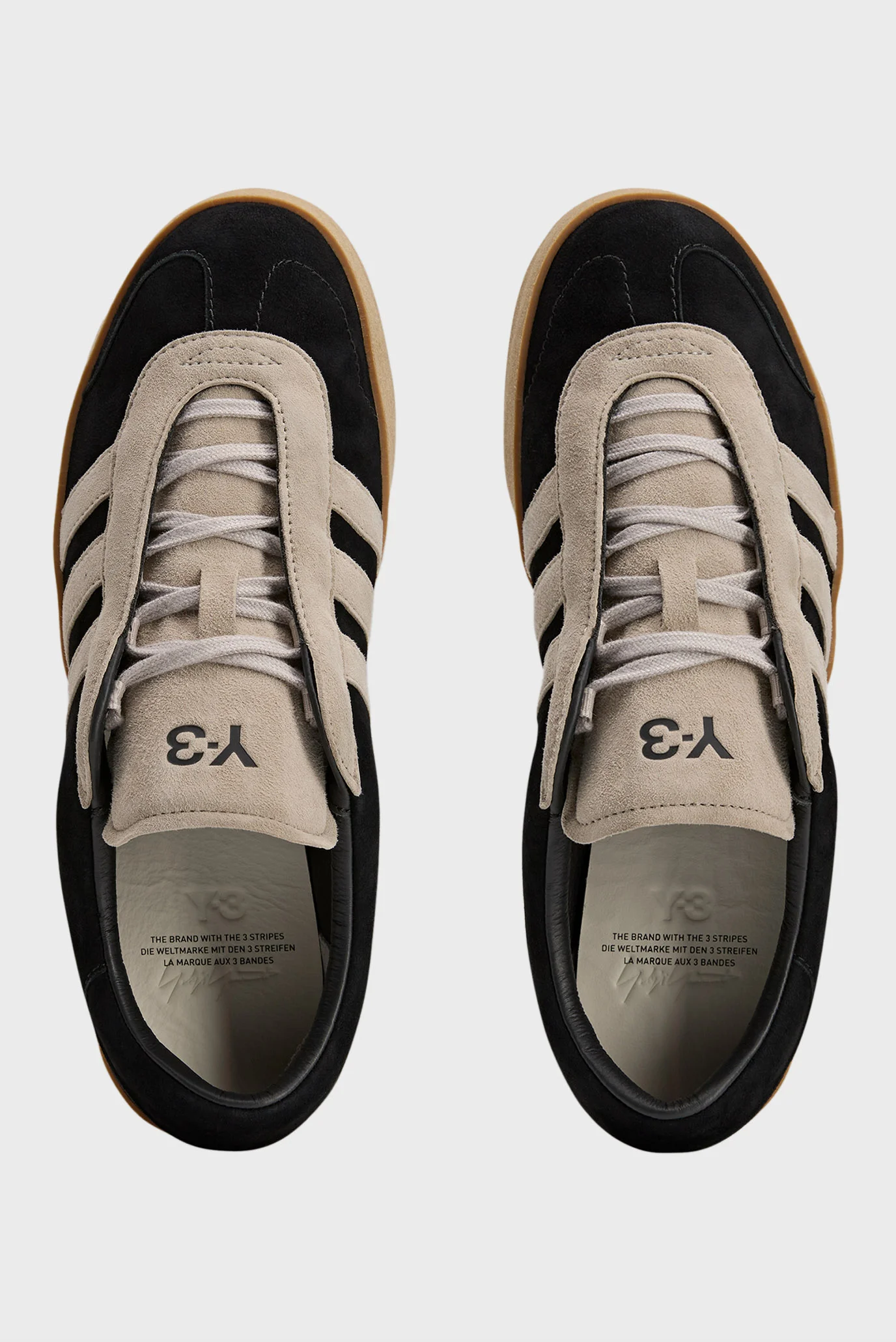 Черные замшевые сникерсы Y-3 GAZELLE adidas KI4340 — MD-Fashion