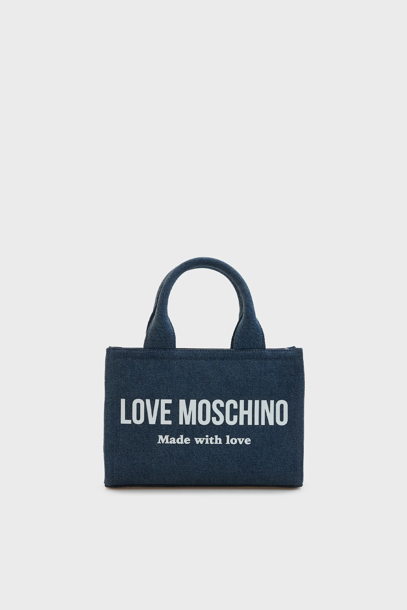 Женская темно-синяя джинсовая сумка Love Moschino JC4055PP1OLG170A