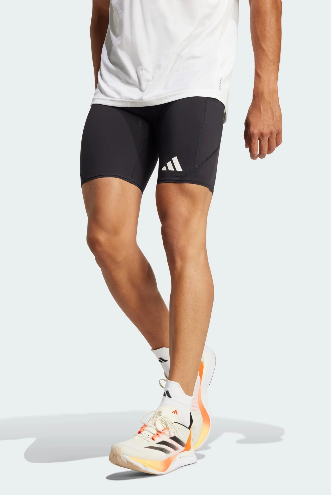 Чоловічі чорні велосипедки Adizero Running Short Pocket adidas