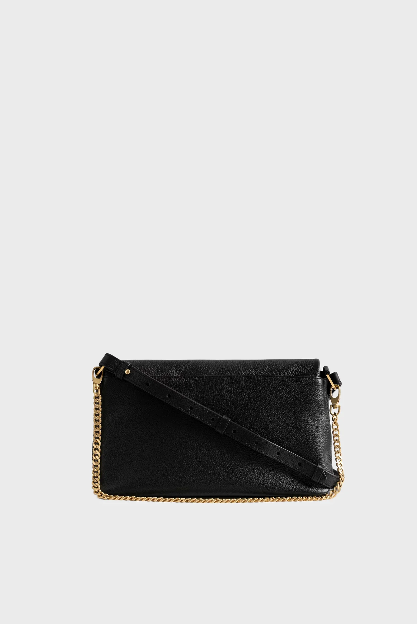 Жіноча чорна шкіряна сумка Rocky II ZADIG&VOLTAIRE LWBA04125_BLACK