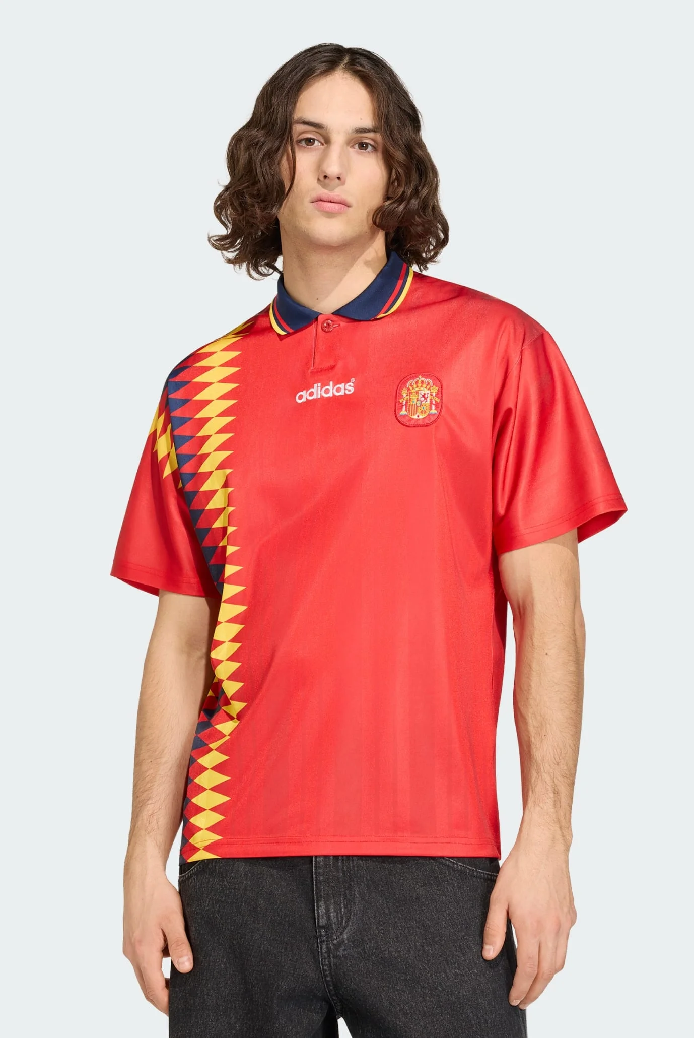 Мужская красная футболка Spain 1994 adidas JN3707 — MD-Fashion