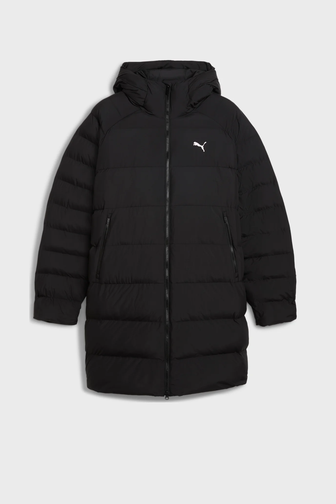 Мужская черная куртка Mono Hooded Parka Men PUMA 688366_01 — MD