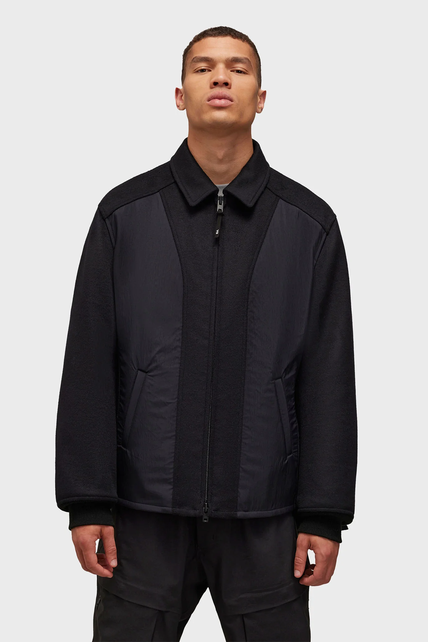 Чоловічий чорний бомбер Y-3 Melton Nylon adidas IW7505 — MD-Fashion