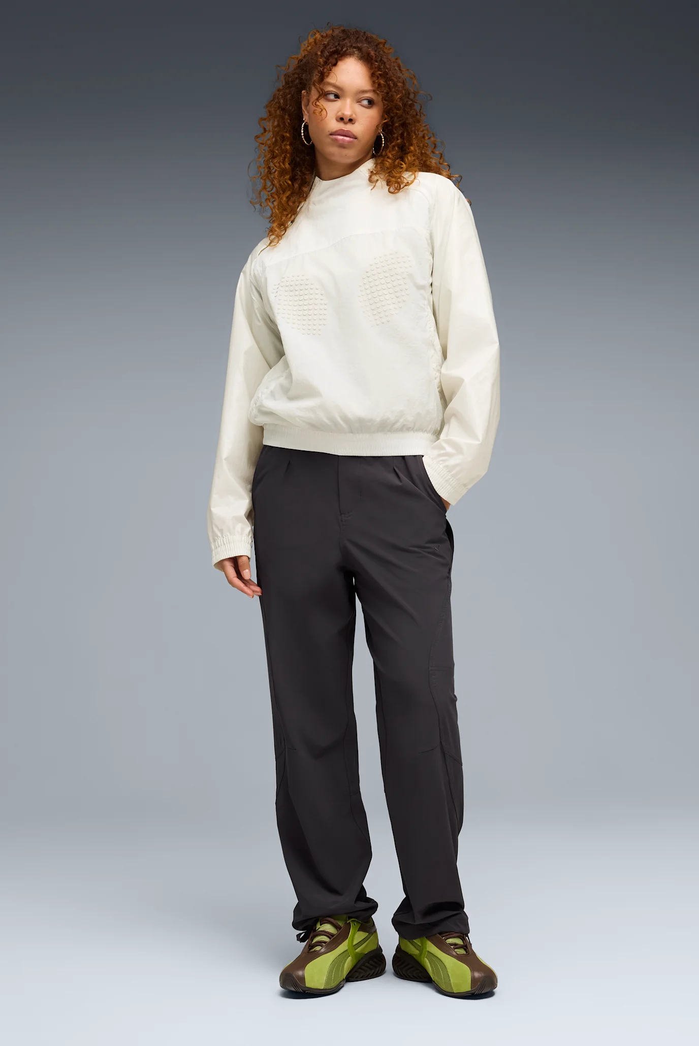 りょう Білий лонгслів CLRT Half-Zip Top Unisex (унісекс) PUMA 634769_05