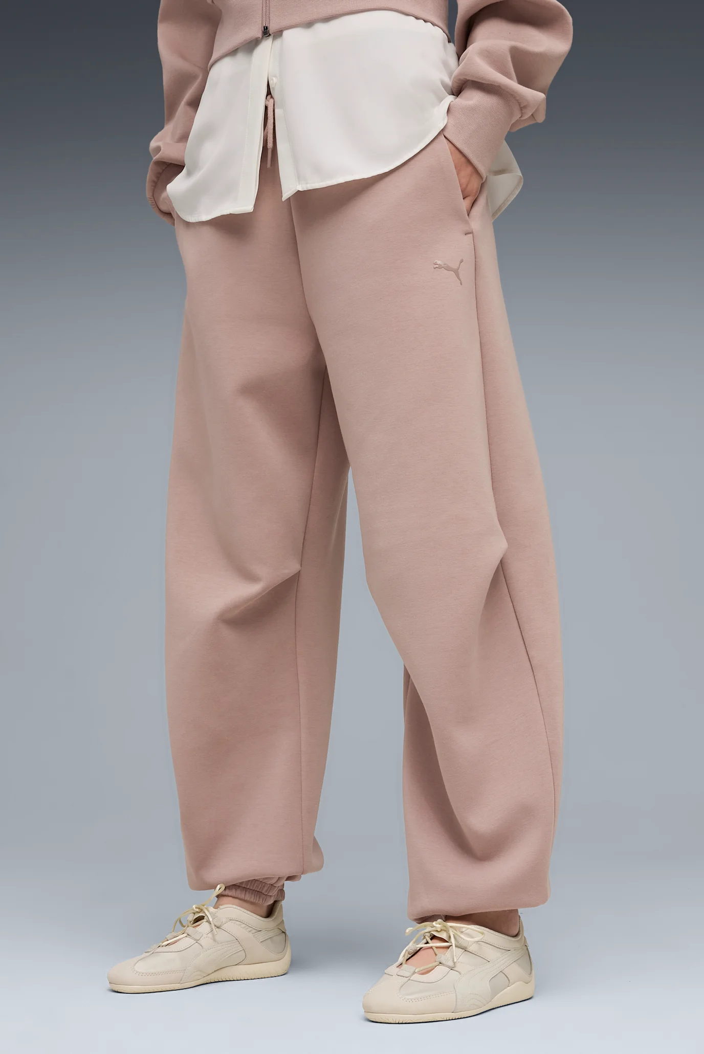 Женские пудровые спортивные брюки PUMATECH SENSE dryCELL Pants