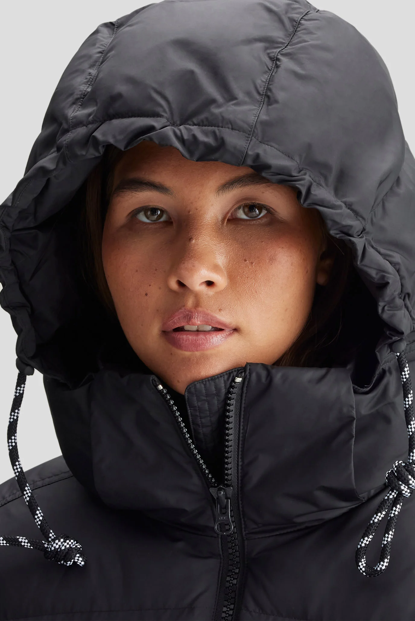 STOMA ゴアグラインド ブラックパーカー M Жіноча чорна куртка adidas by Stella McCartney Long Padded Winter