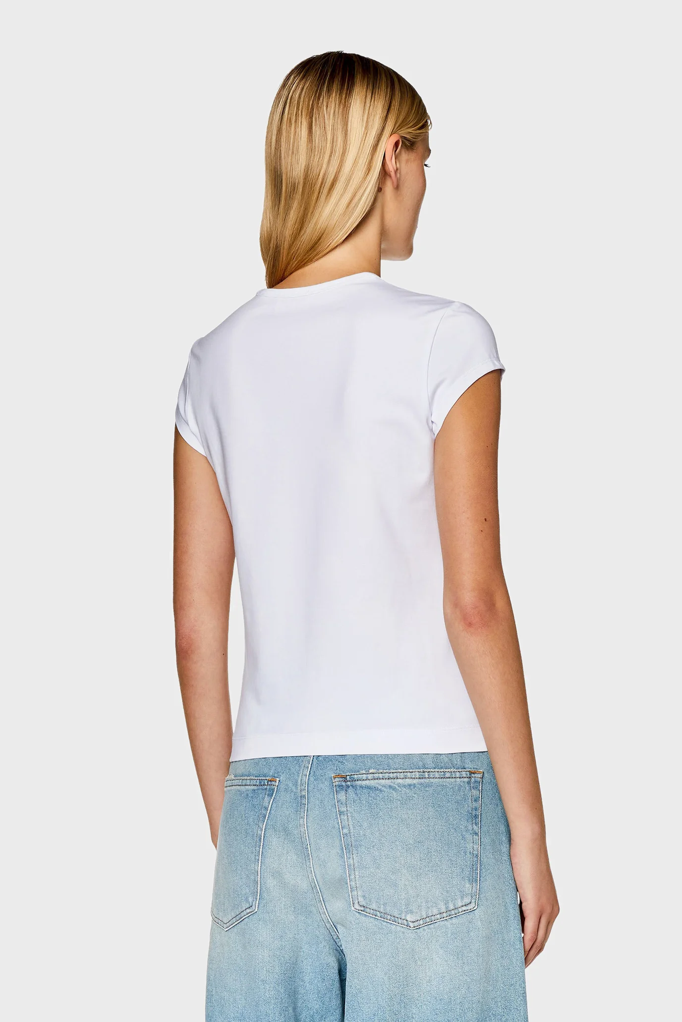 Женская белая футболка T-ANGIE Diesel A06268 0AFAA — MD-Fashion