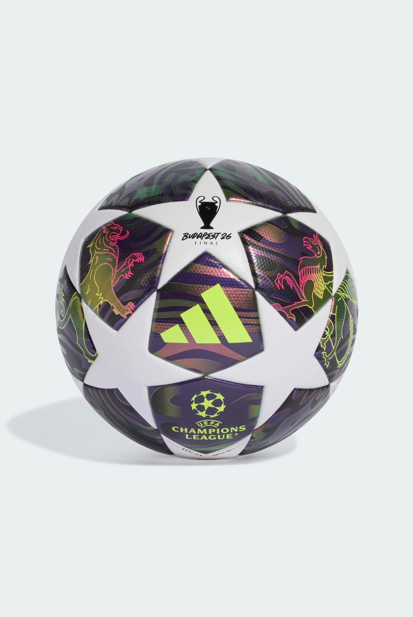 Фиолетовый мяч UEFA CHAMPIONS LEAGUE FINAL LEAGUE adidas JX9095