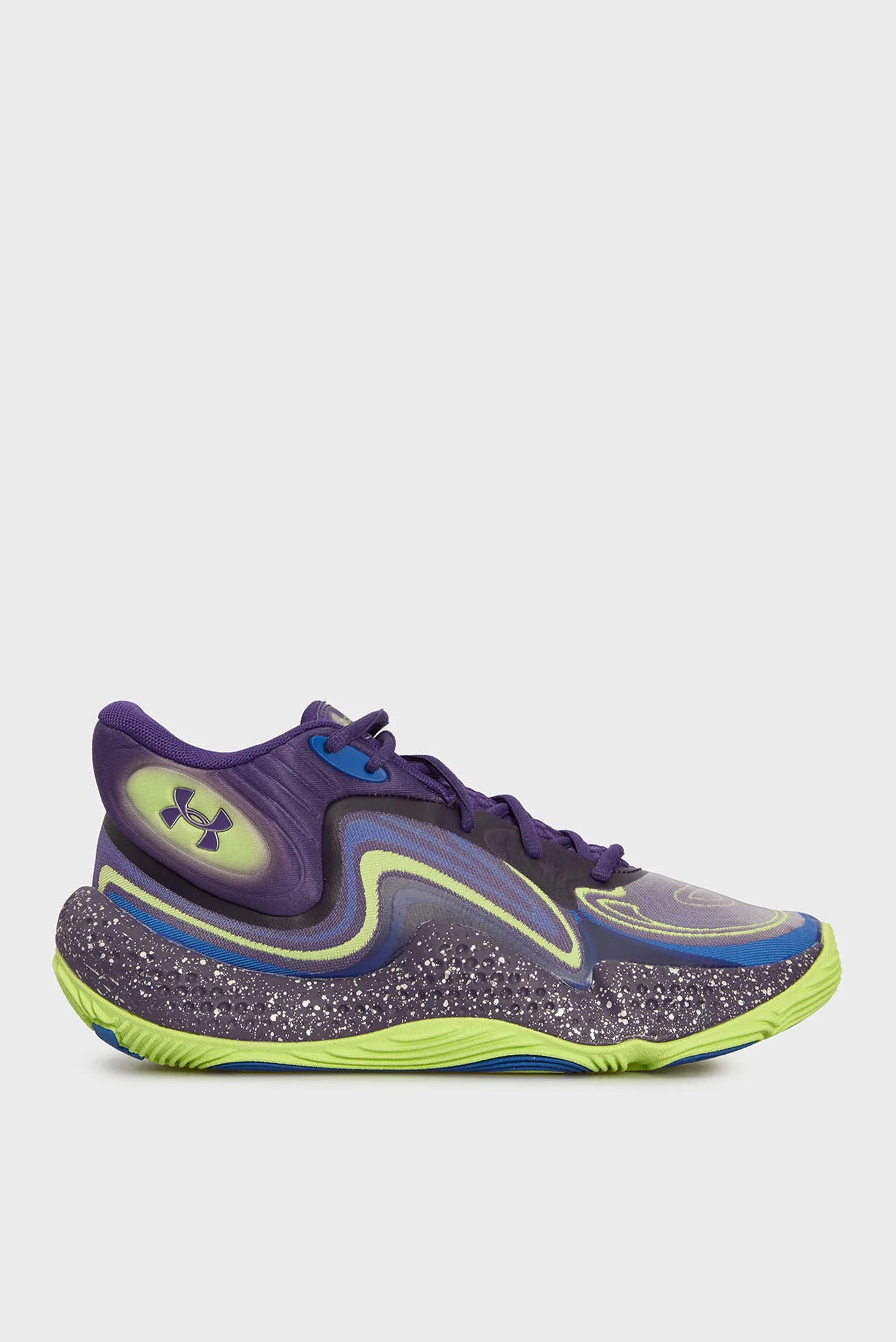 Фиолетовые кроссовки UA Spawn 6 Mid SOS Under Armour 3028337-500