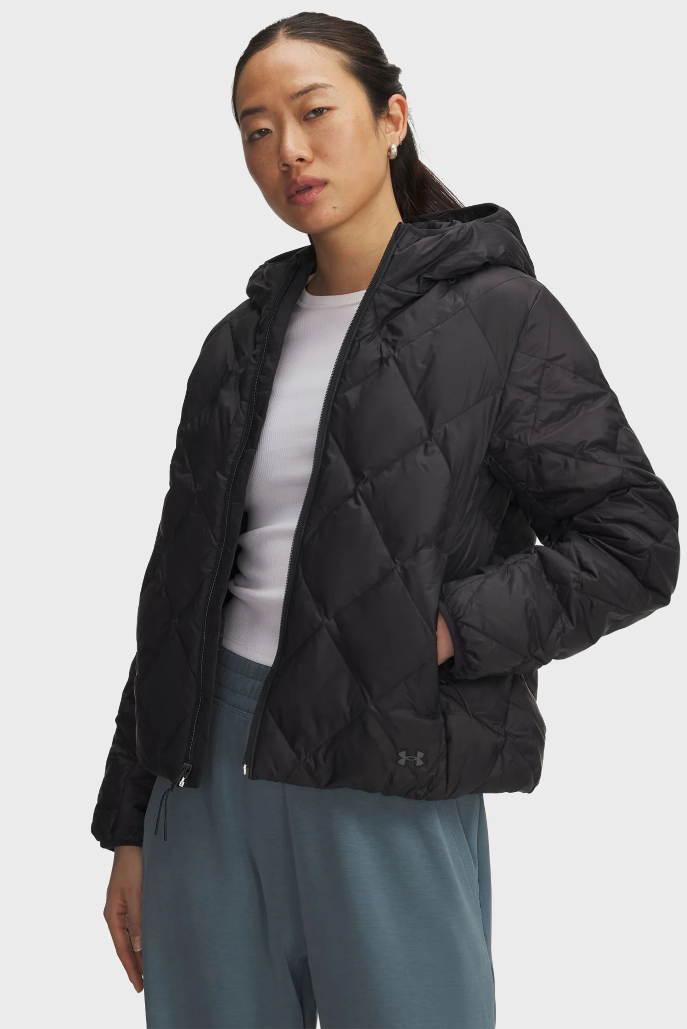 Жіночий чорний пуховик Legend Down Jacket Under Armour 6008818-001