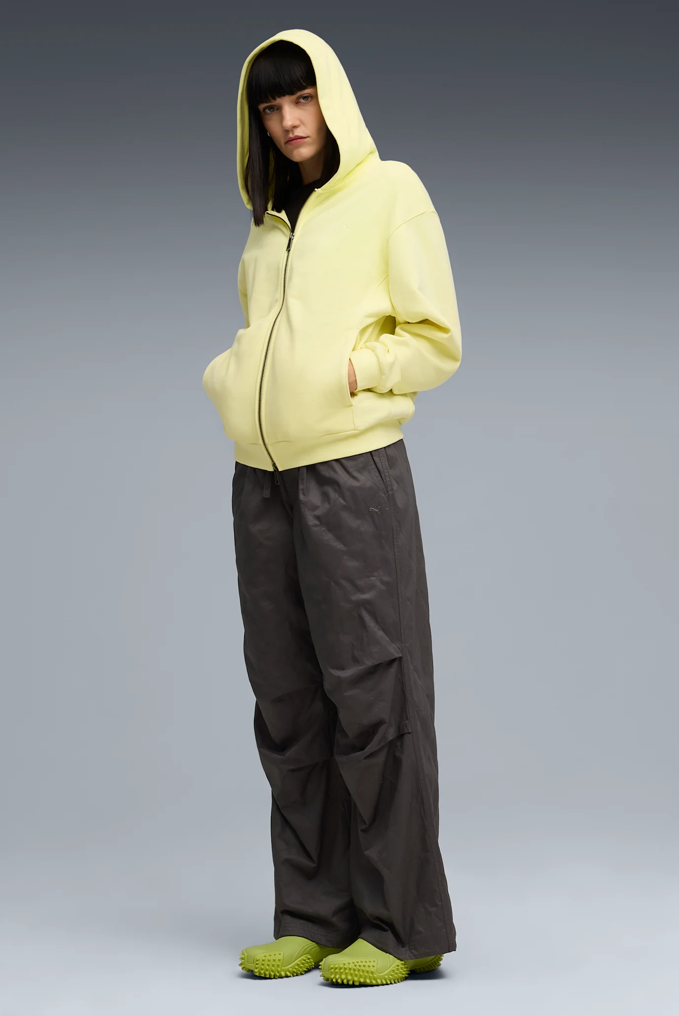 Жіноче жовте худі YONA Full-Zip Hoodie Women PUMA 632325_35 — MD