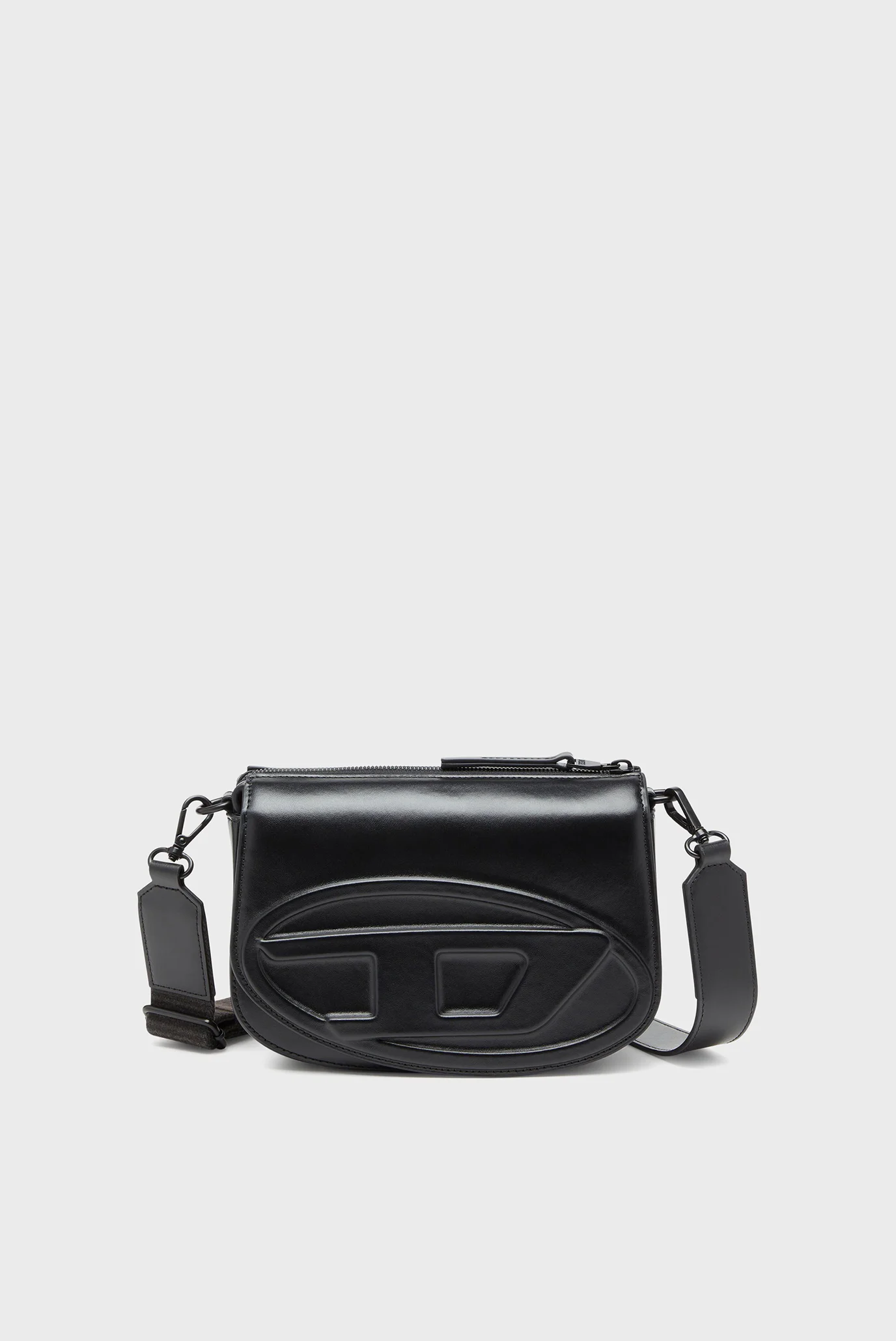 Черная кожаная сумка 1DR Diesel X10223 PR818 — MD-Fashion