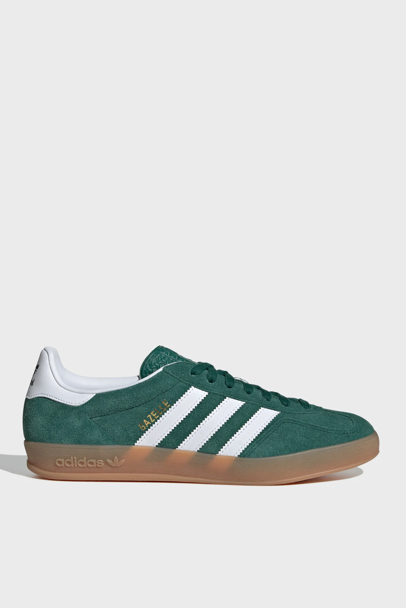 Мужские зеленые замшевые сникерсы Gazelle Indoor adidas JI2062