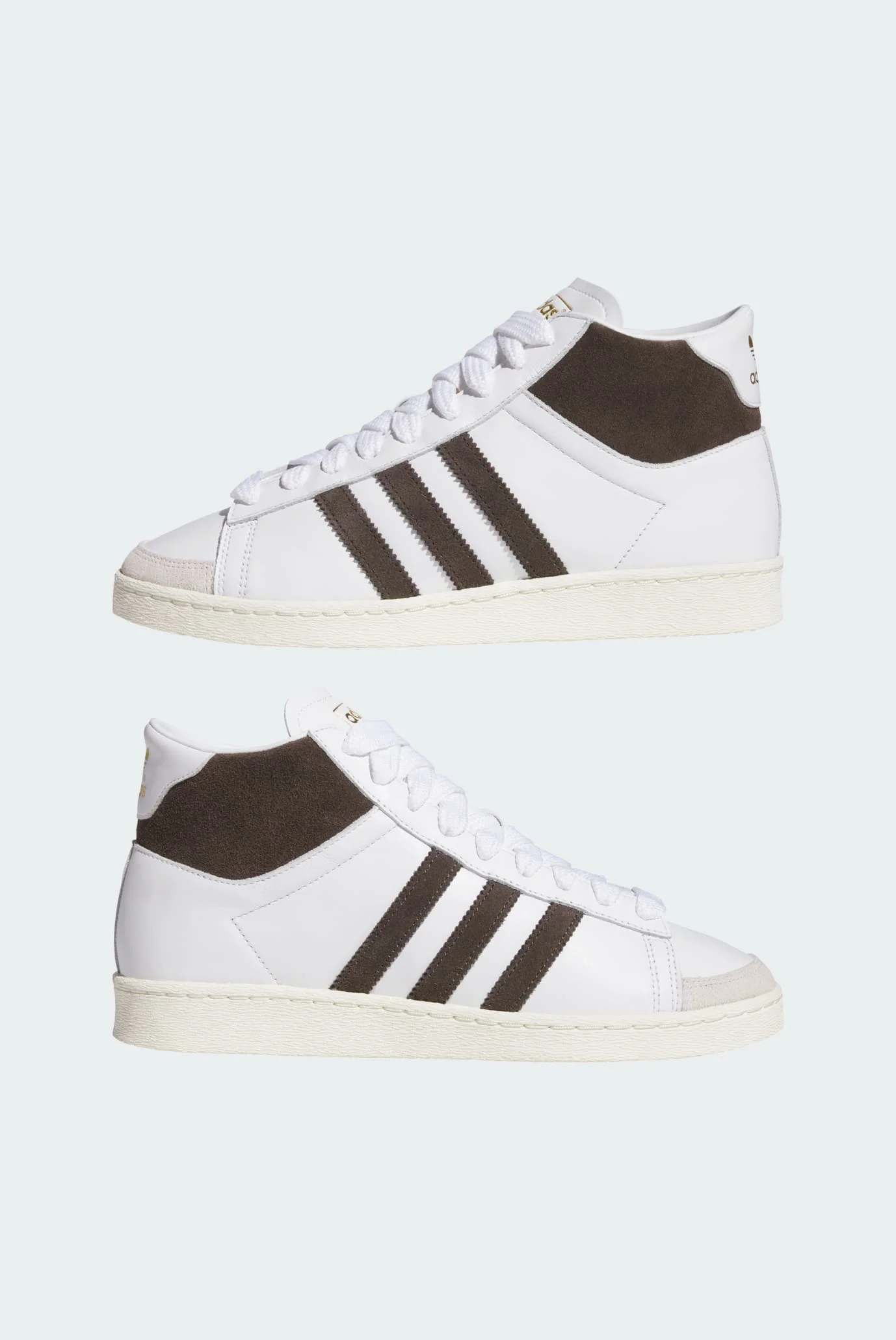 Білі шкіряні кросівки Jabbar Hi adidas JP6497 — MD-Fashion