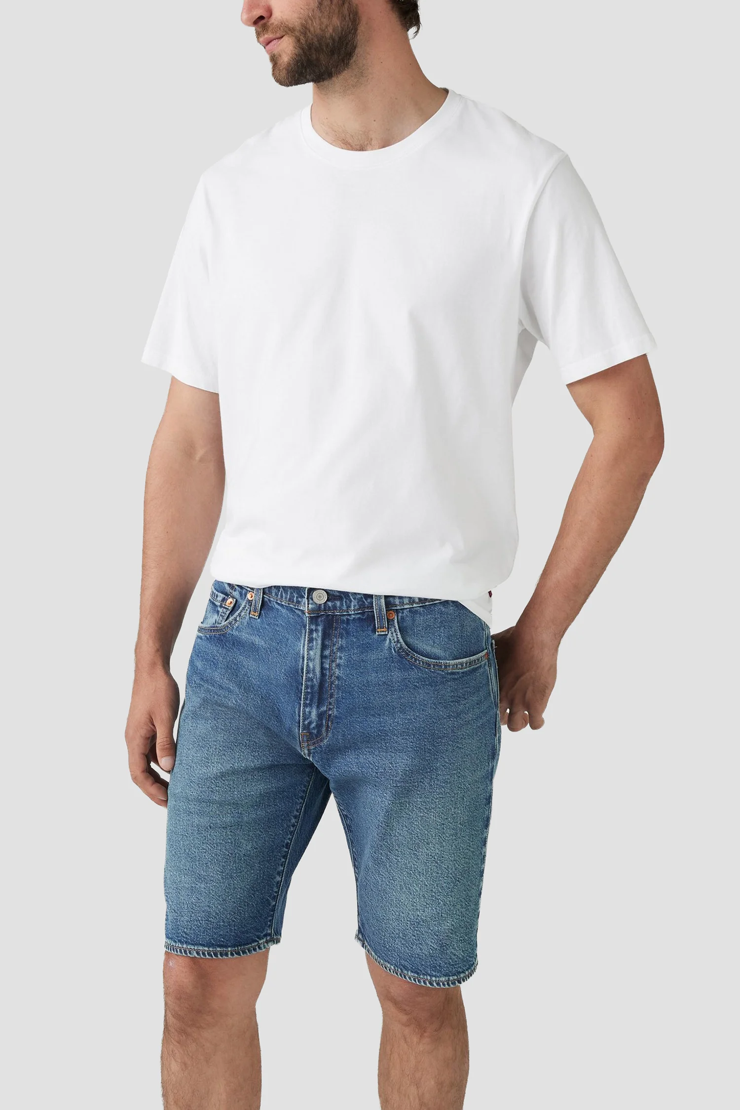 Мужские синие джинсовые шорты 405 Standard Levi's® 39864;0178 — MD