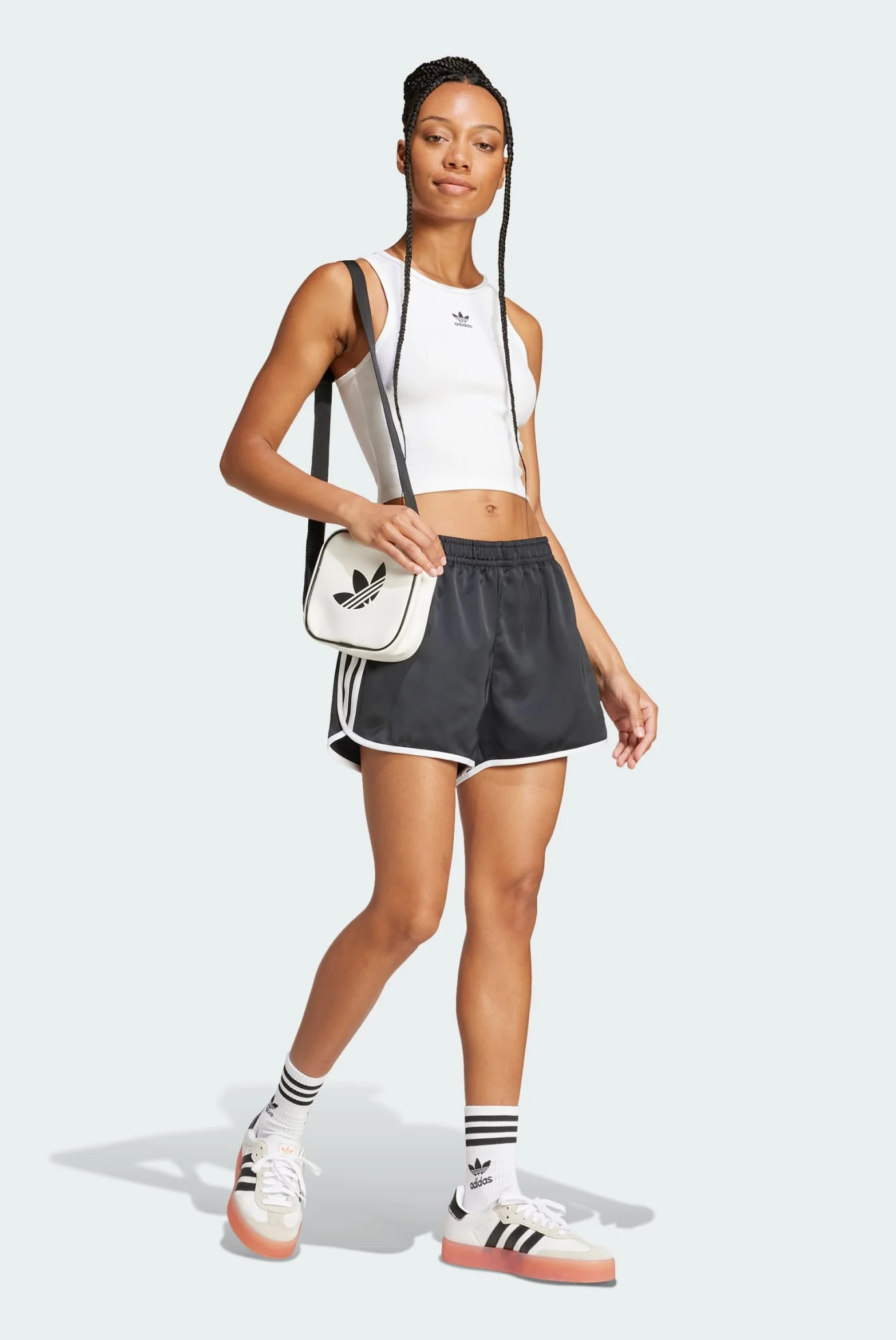 Medusa intimidea S〜M 白 9点セット Женская белая майка Essentials Ribbed adidas JC9007 — MD-Fashion
