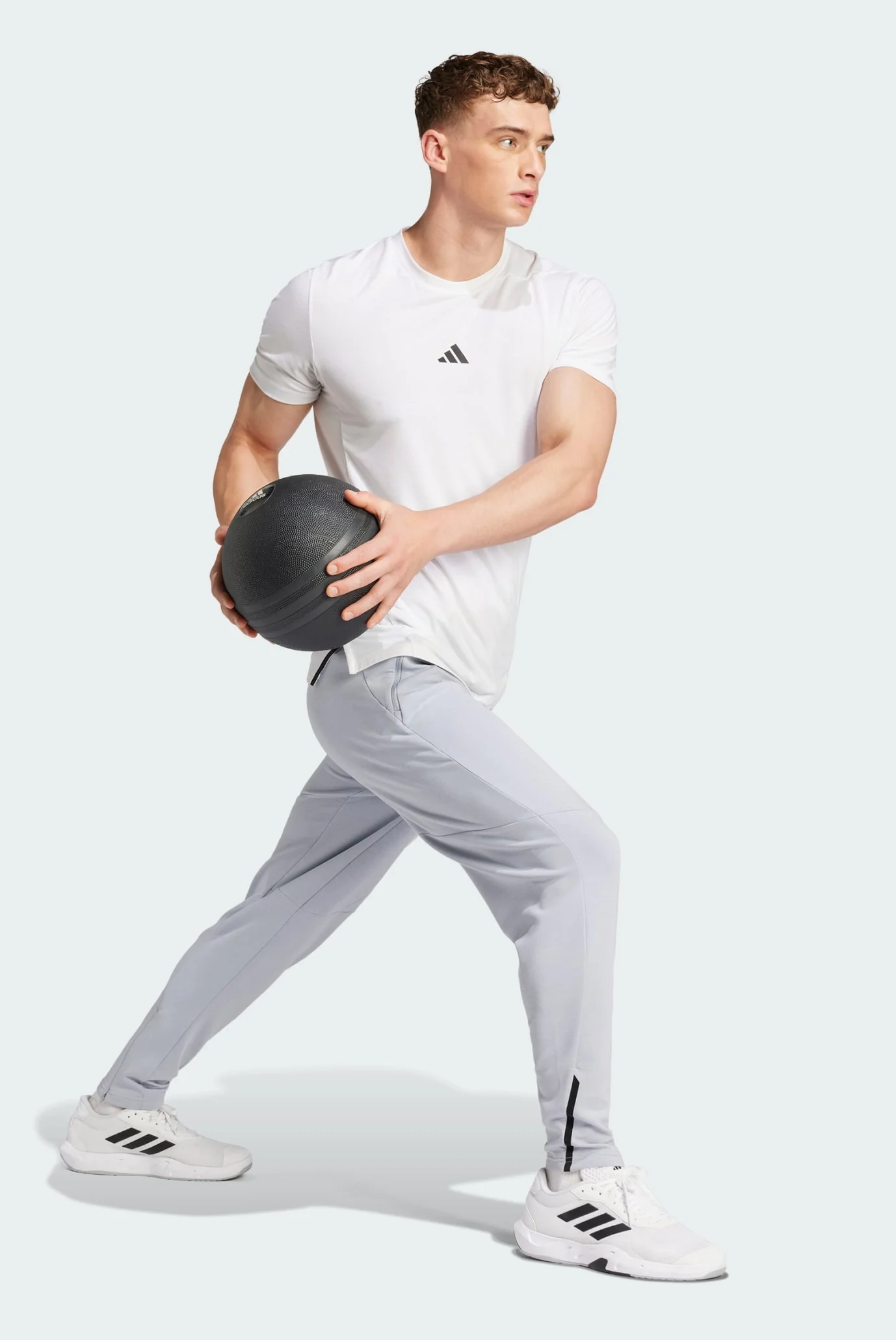 Мужские серые спортивные брюки Designed for Training Spaceknit