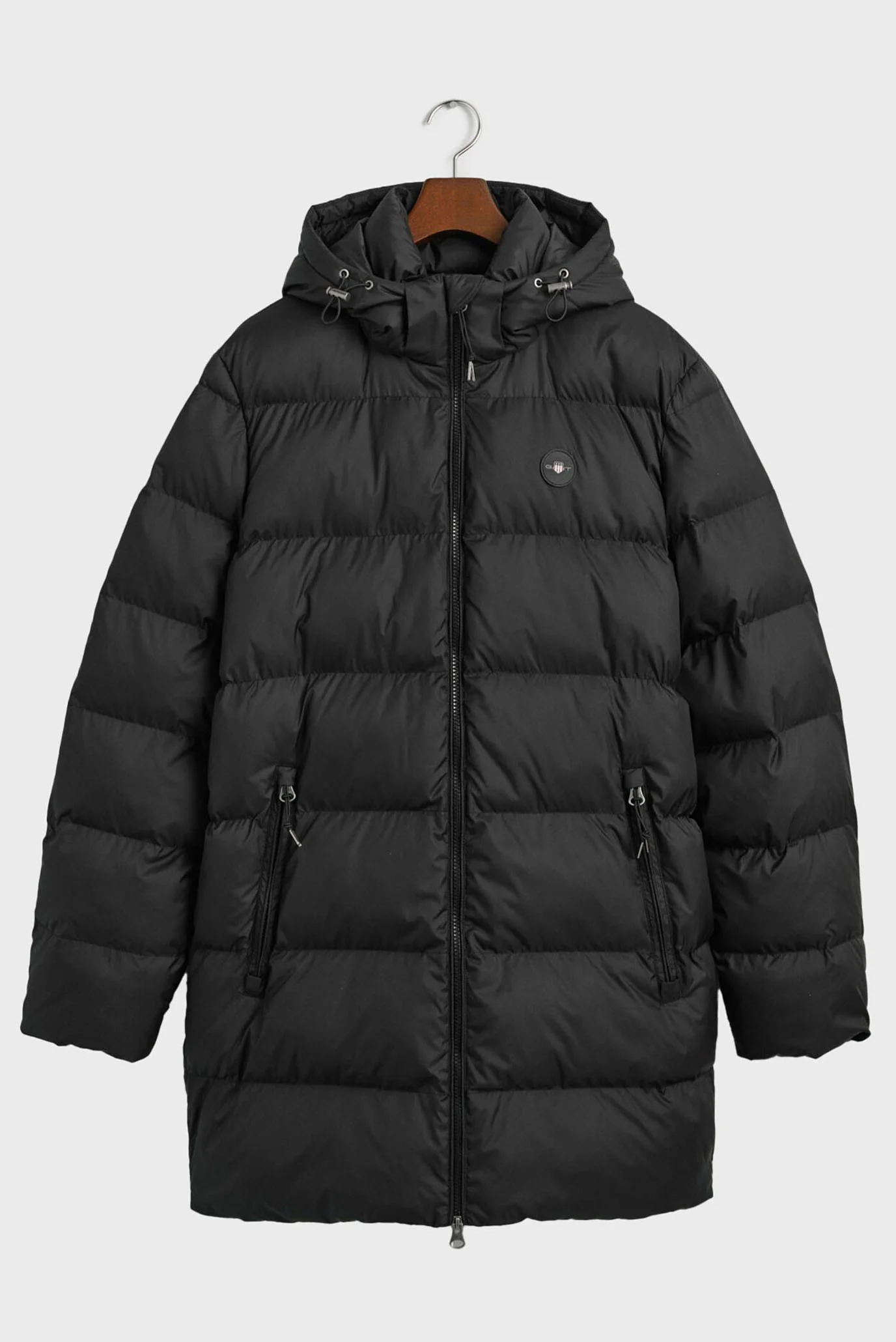 Мужская черная куртка ACTIVE CLOUD MID LENGTH JACKET Gant 7006453