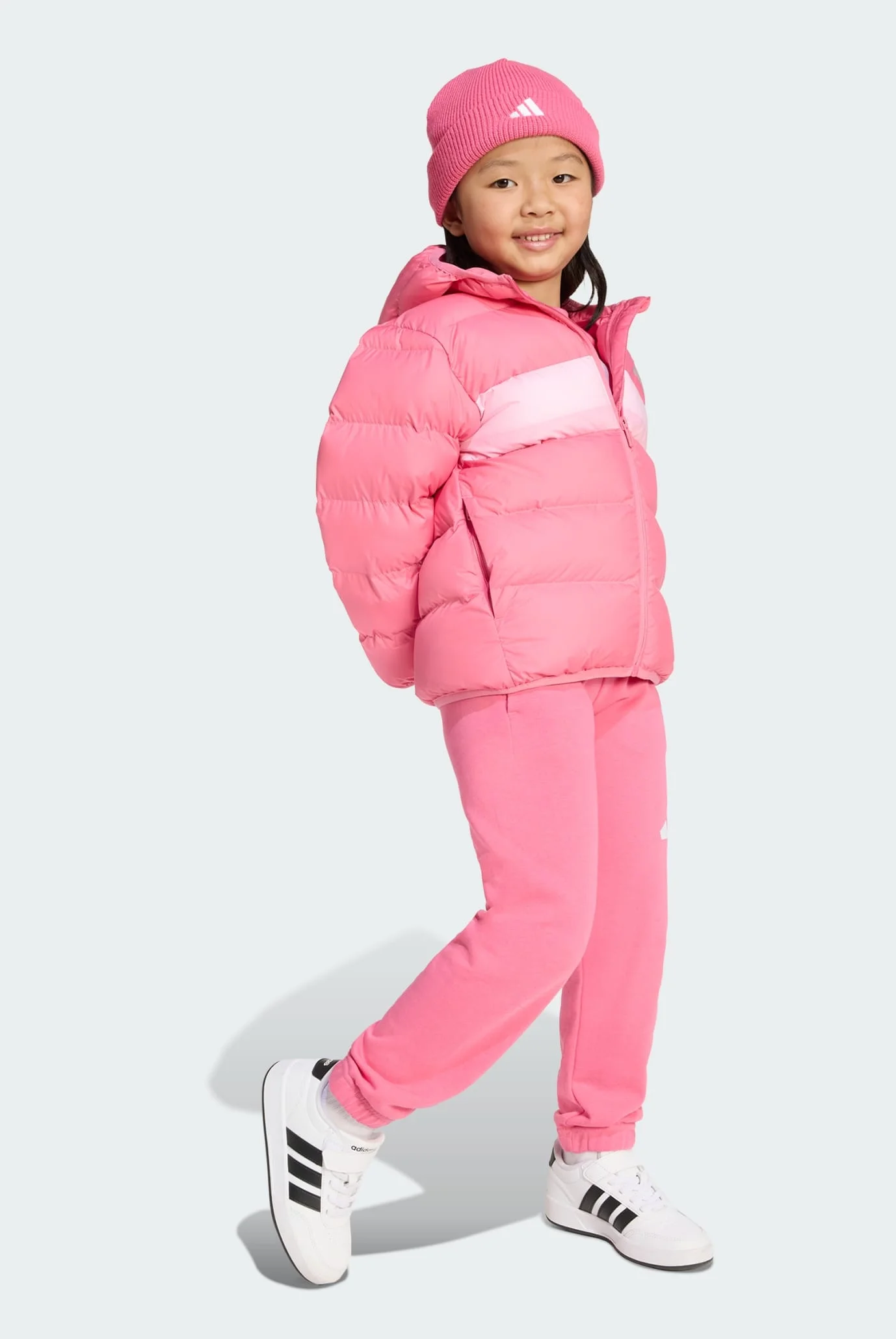 Детская розовая куртка Synthetic Down Kids adidas JW2454 — MD-Fashion