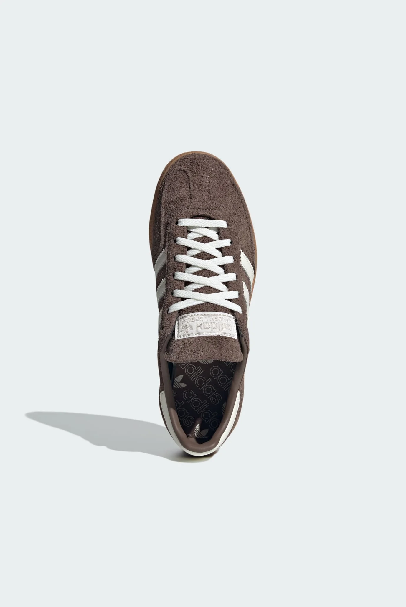 Жіночі коричневі замшеві снікерси Handball Spezial adidas IF6490