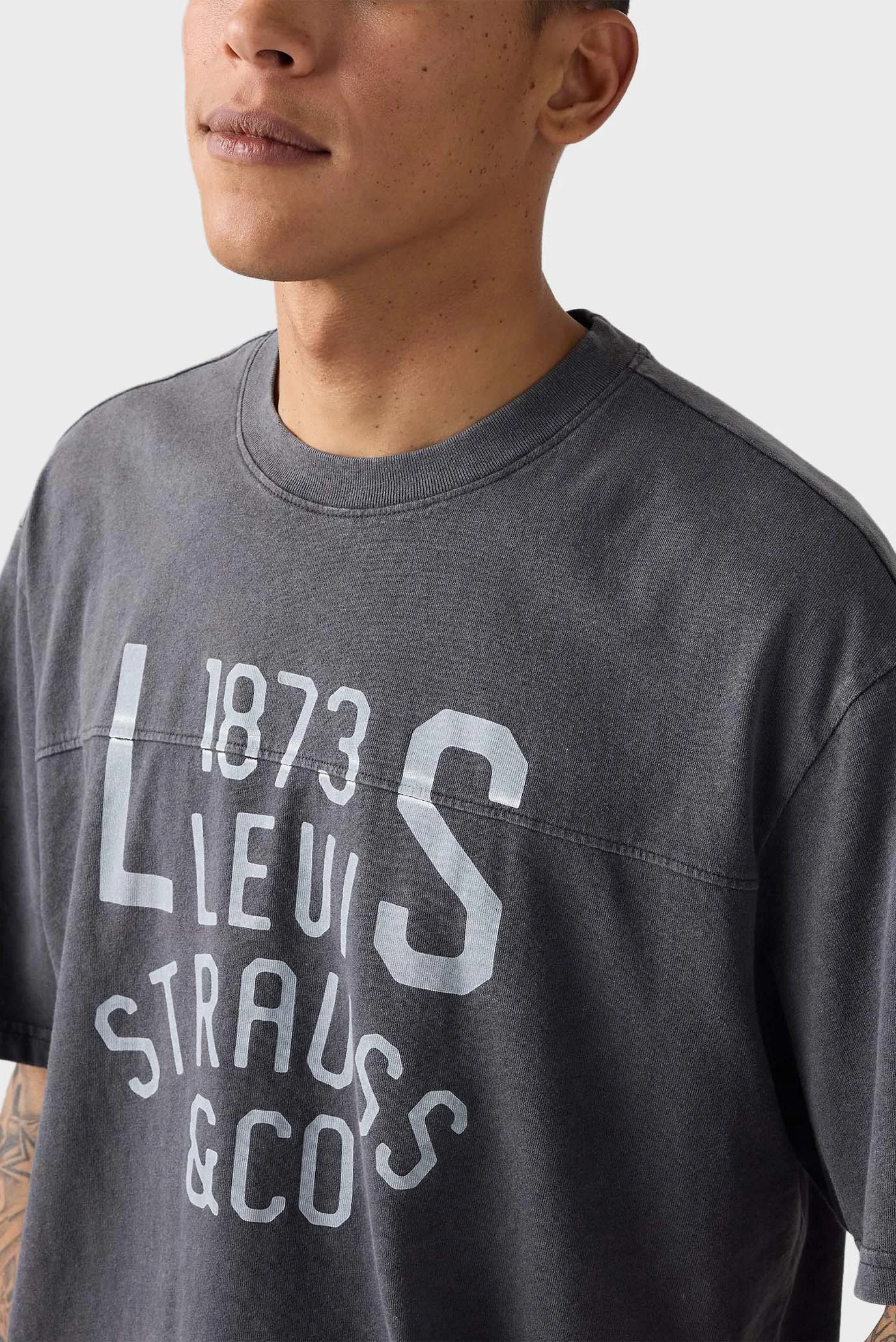 Мужская темно-серая футболка Levi's® 003QV;0000 — MD-Fashion