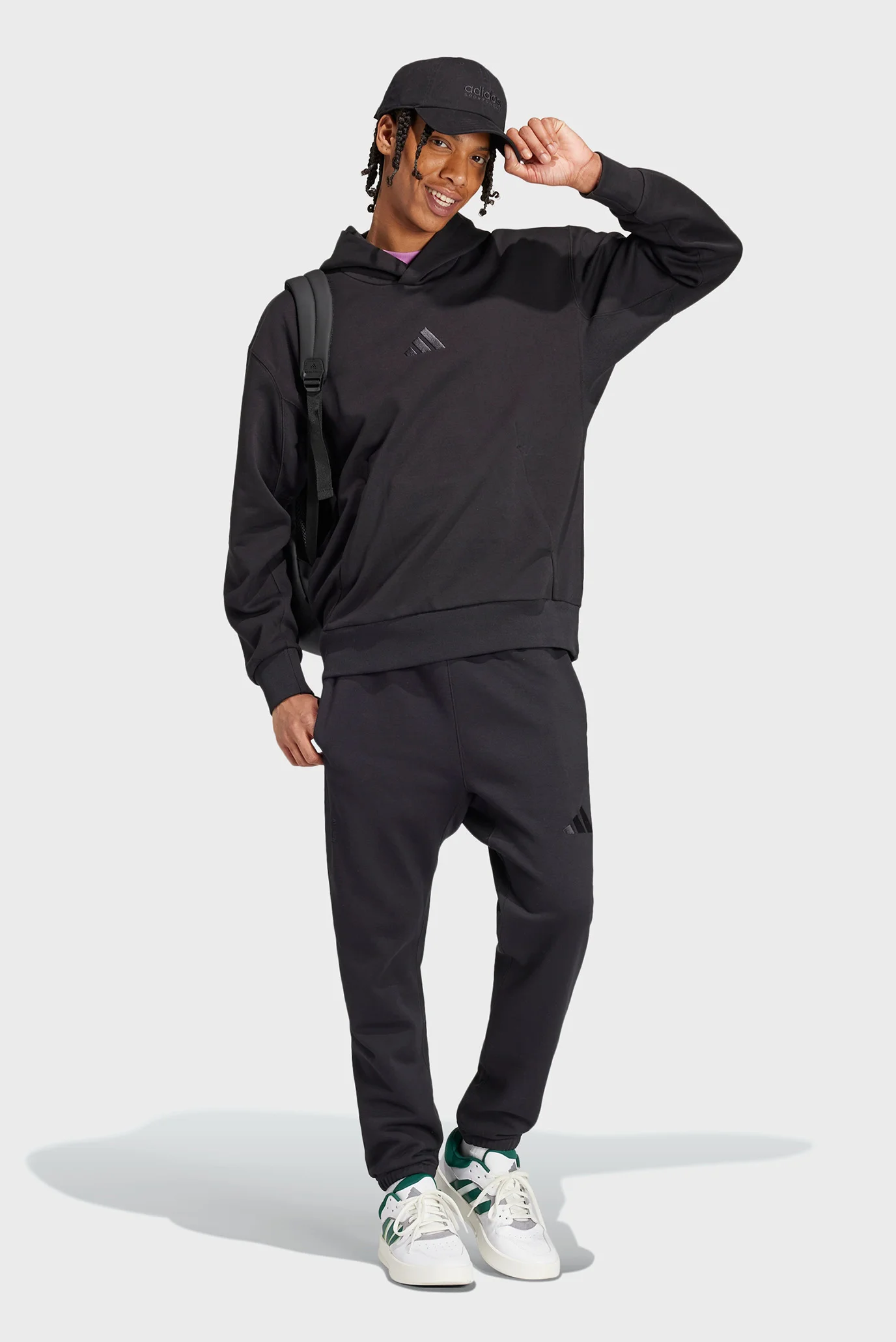 Мужское черное худи ALL SZN Fleece adidas IX1253 — MD-Fashion
