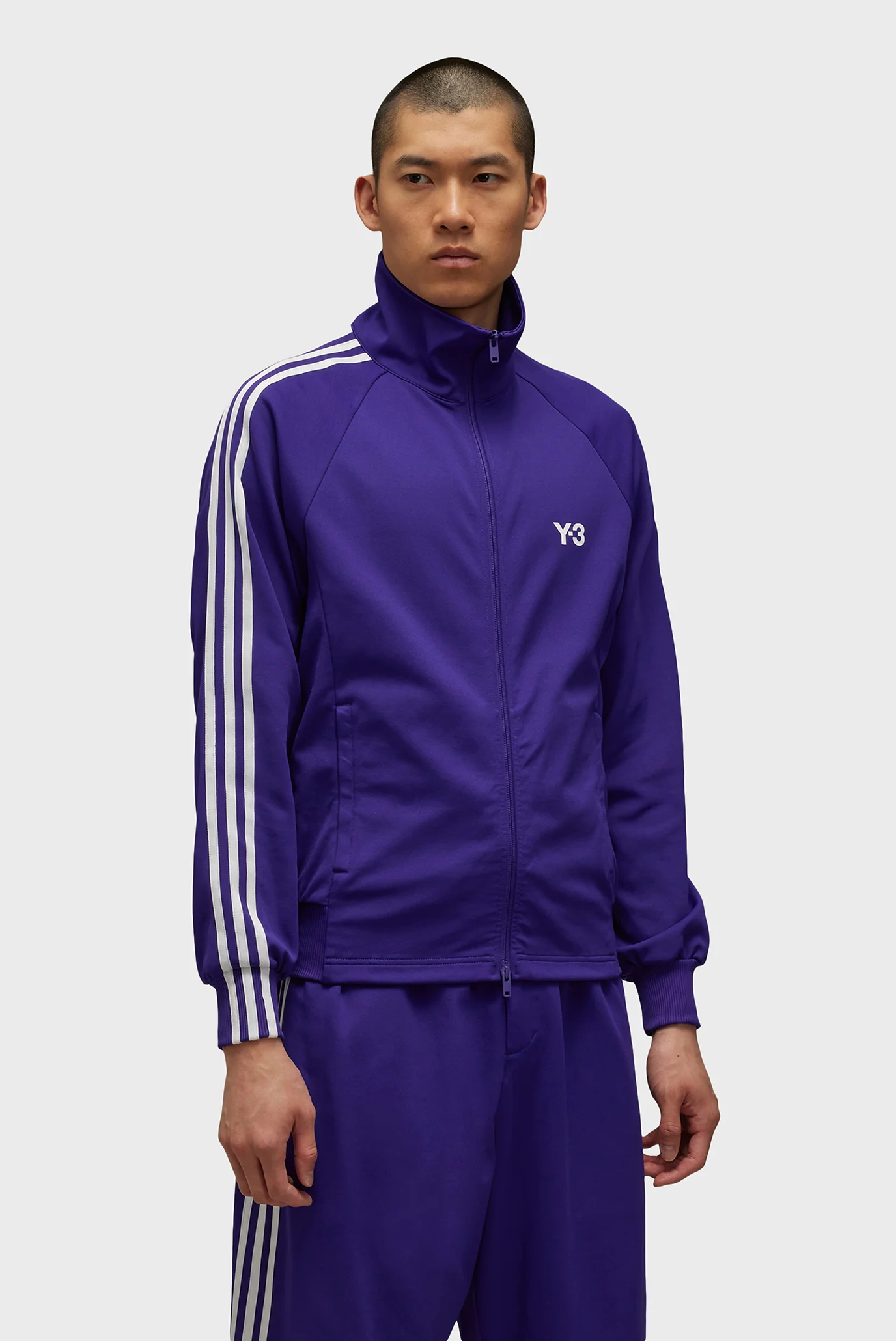 Чоловіча фіолетова спортивна кофта Y-3 3-Stripes adidas JF0667
