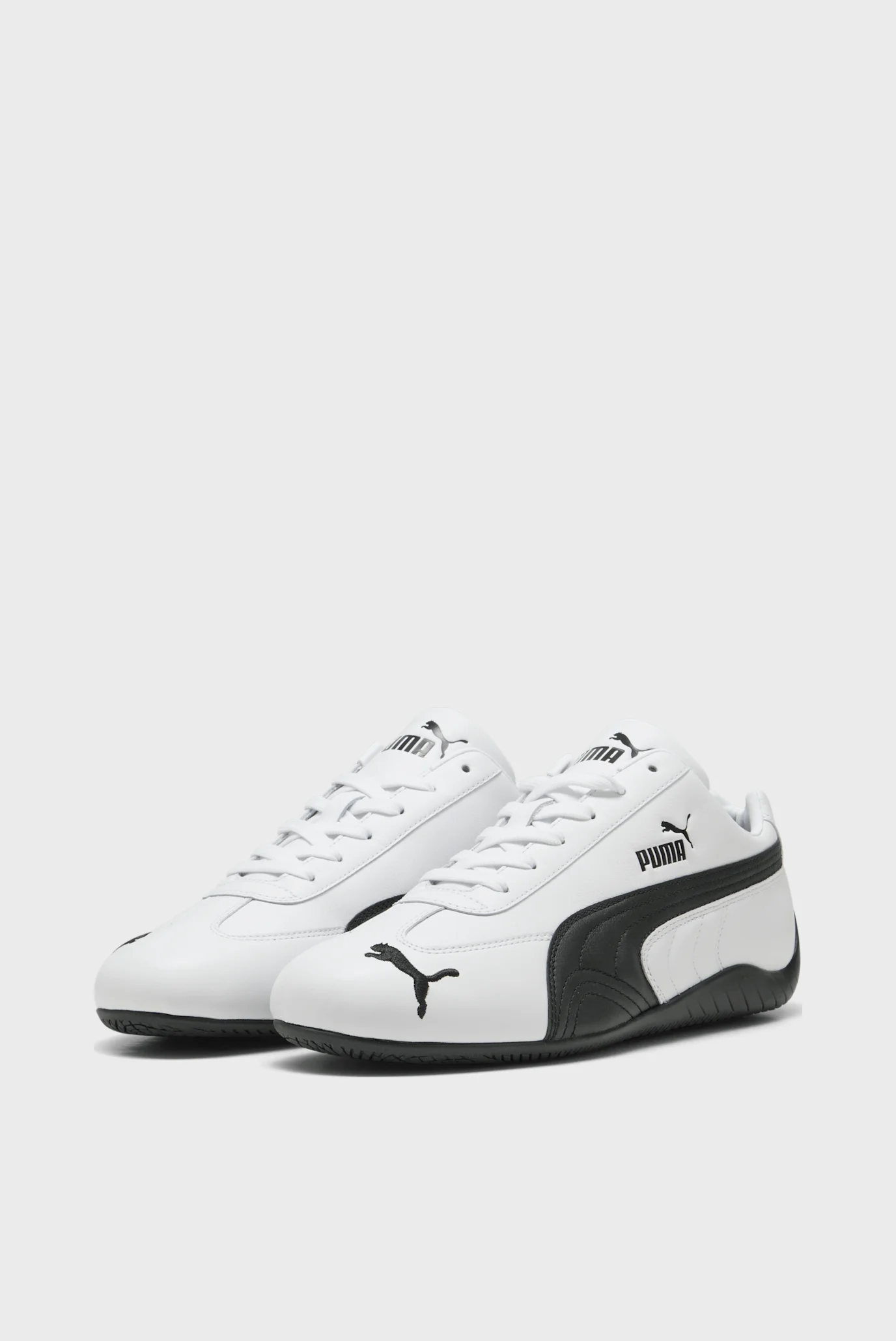 Світло-сірі шкіряні кросівки Speedcat Leather Sneakers Unisex PUMA
