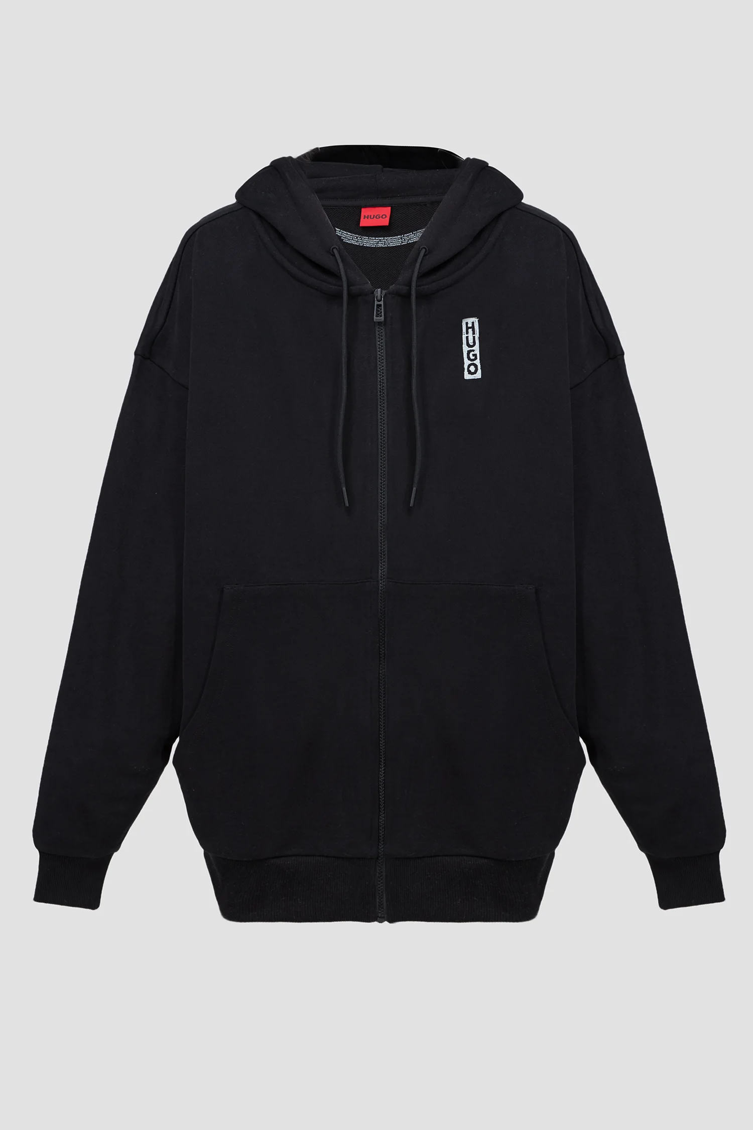 Жіноче чорне худі HUGO 50495064;001 — MD-Fashion
