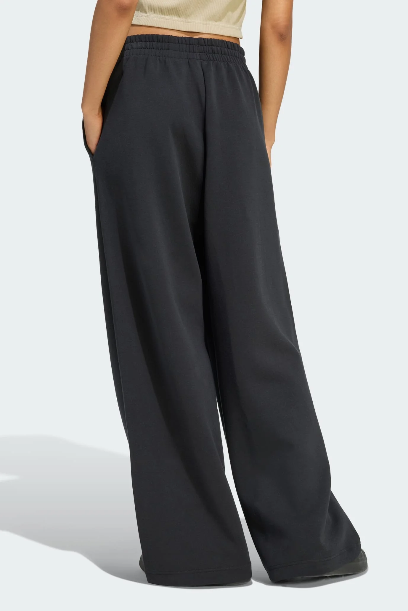 Женские черные спортивные брюки SOFT LUX STRAIGHT LEG adidas