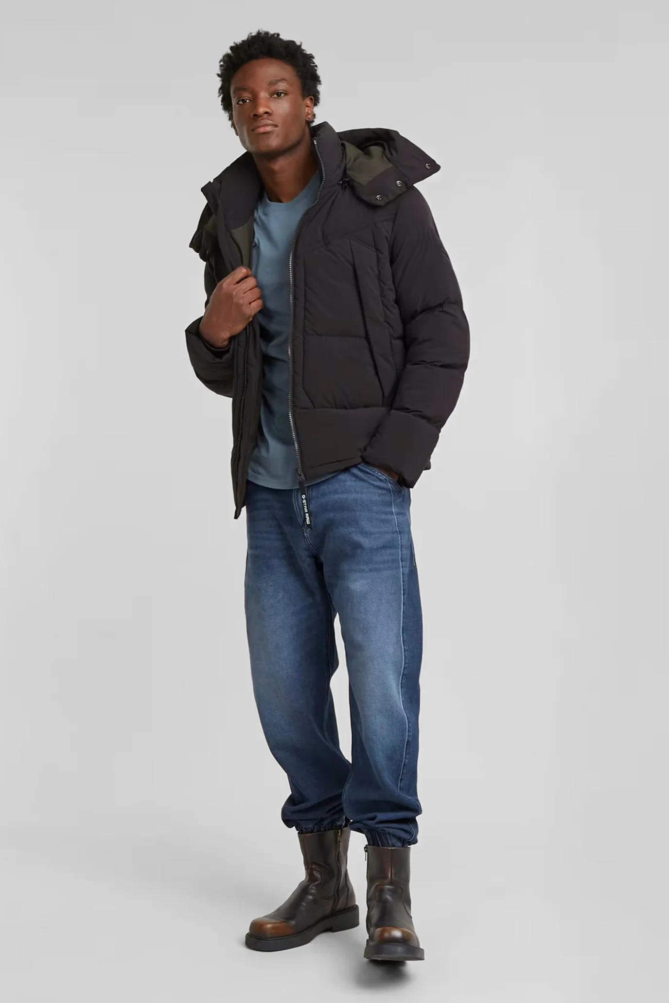 Мужская черная куртка G- Whistler Pdd Hdd Jkt 2.0 G-Star RAW