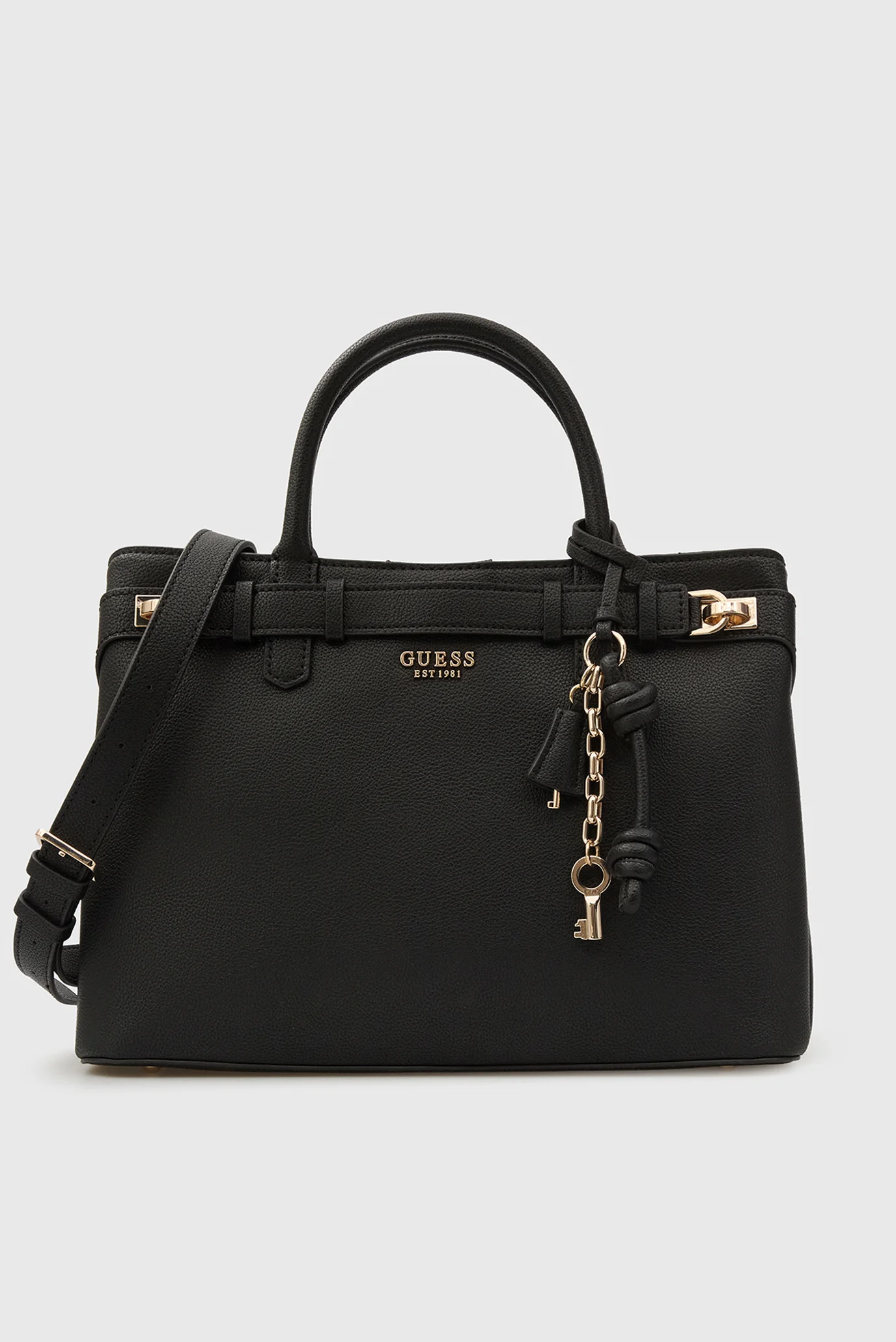 Жіноча чорна сумка GREGORIA Guess HWBG8546070 — MD-Fashion
