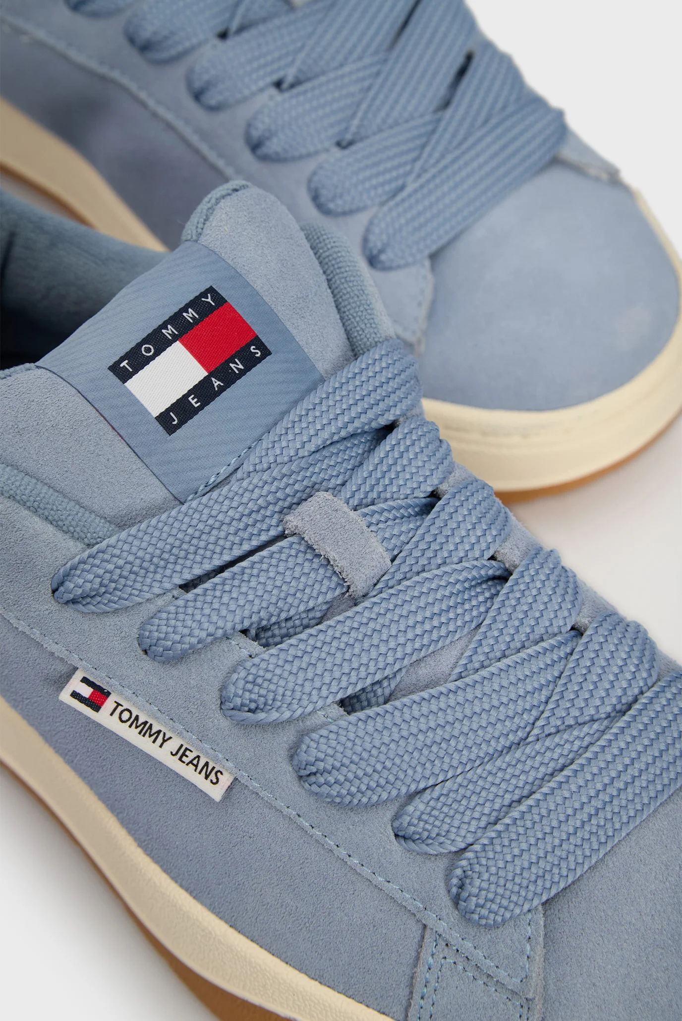 7/07×19 8/07×2 9/77×8 10/77×2 3/0×5 Женские голубые замшевые сникерсы TJW SKATE SNEAKER Tommy Jeans