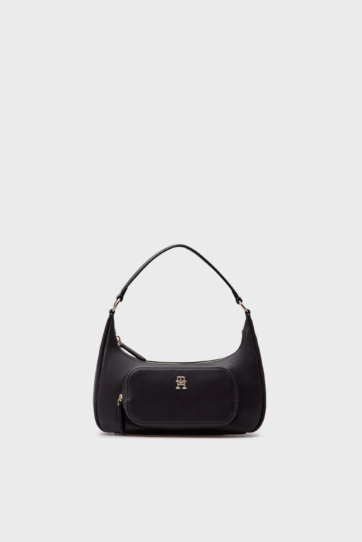 Женская черная сумка TH SOFT UTILITY SHOULDER BAG PU Tommy