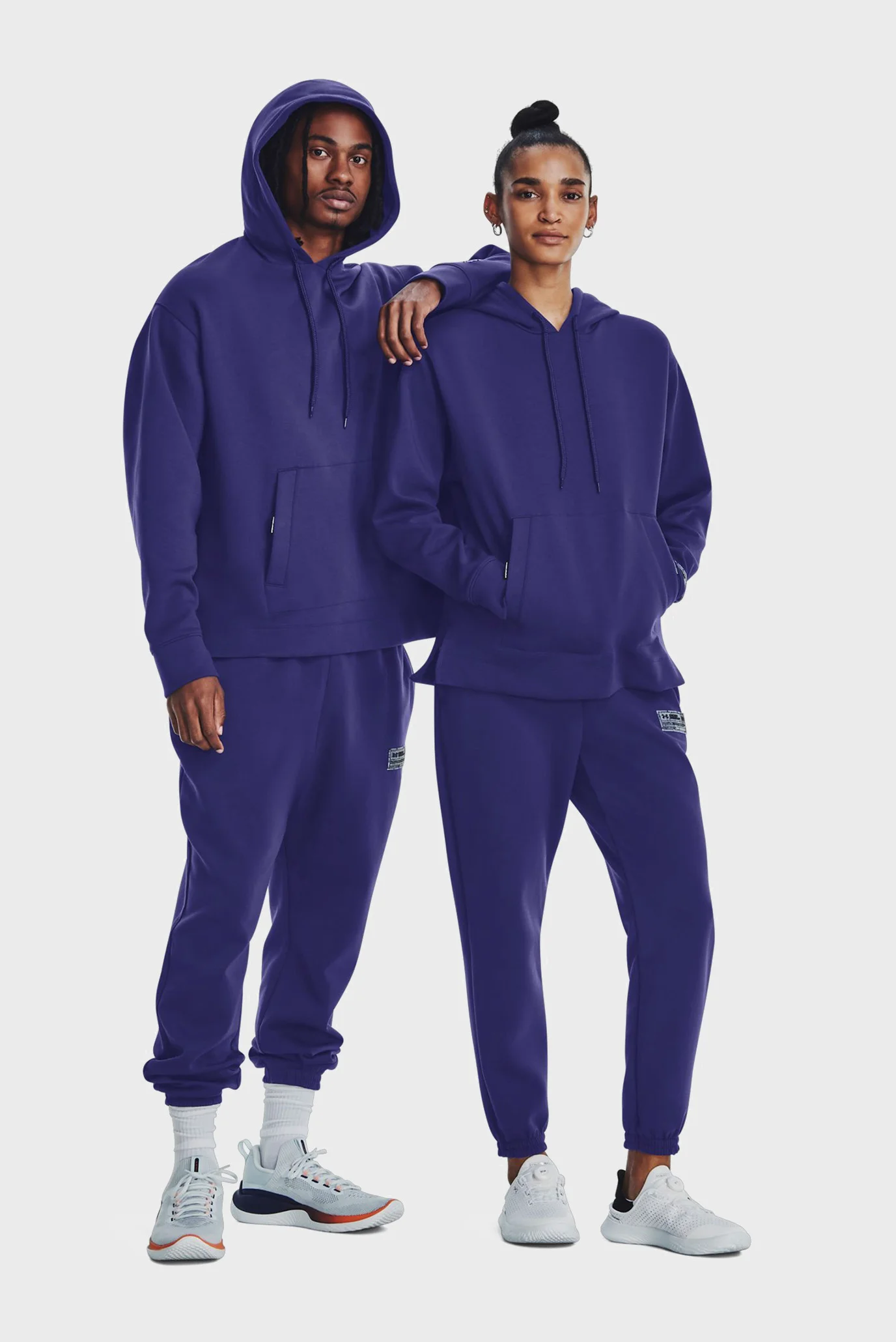 メンズウェア STRAIGHT OUTTA ICE BATH HOODIE S Темно-синее худи UA Summit Knit Hoodie (унисекс) Under Armour