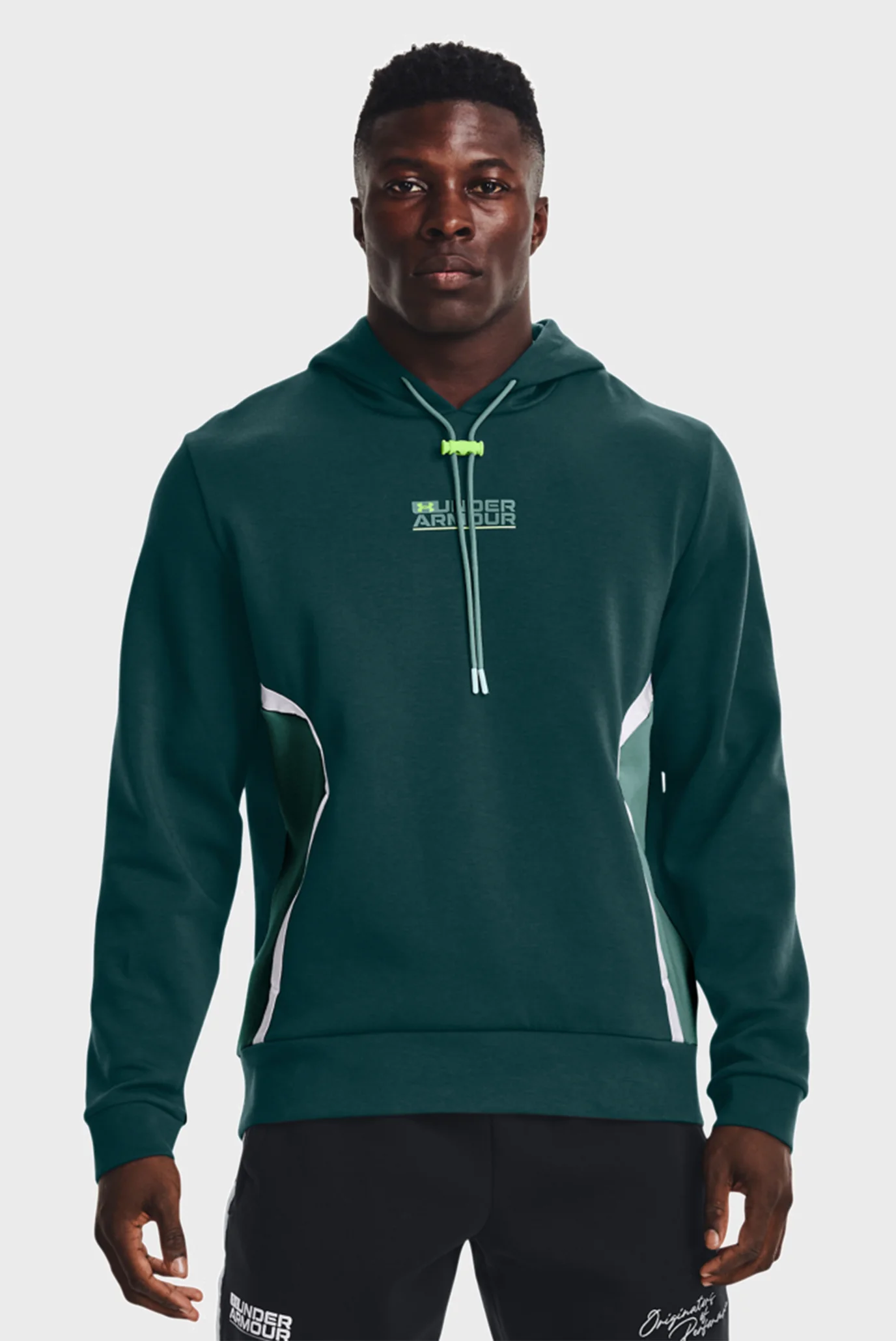 Чоловіче зелене худі UA Summit Knit Hoodie Under Armour 1370415