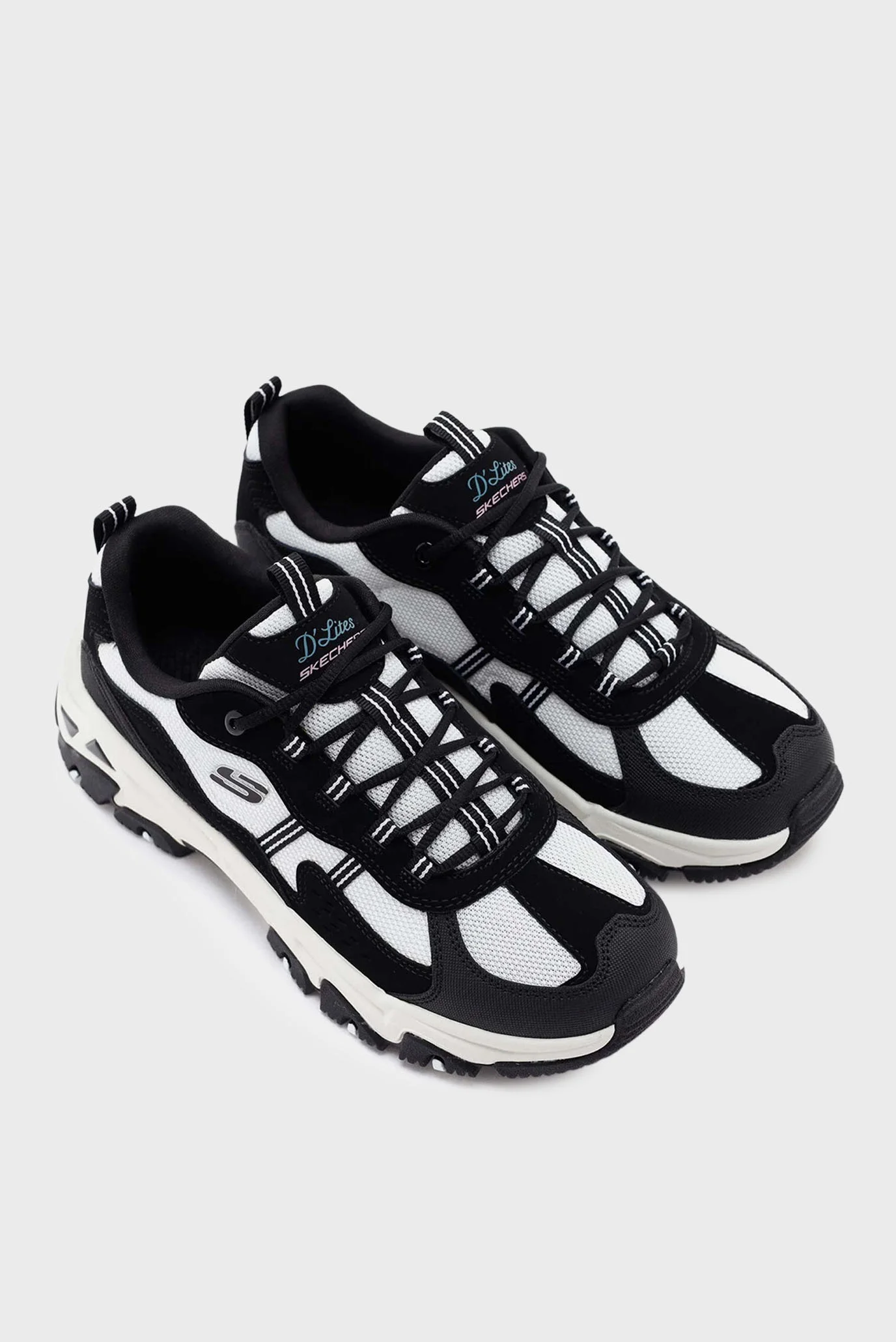 Жіночі кросівки D'LITES HIKER Skechers 180128 BKW — MD-Fashion