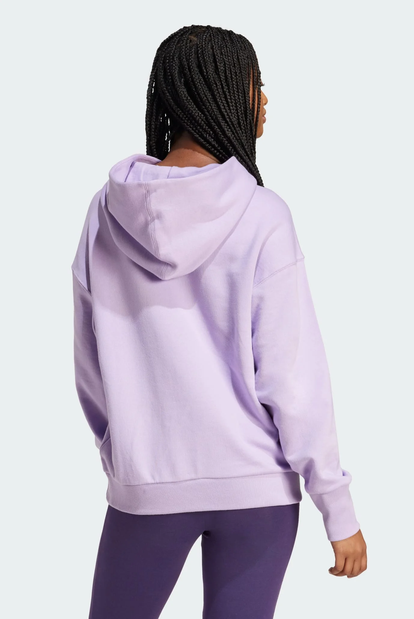 Женское сиреневое худи ALL SZN French Terry Loose adidas JV7346