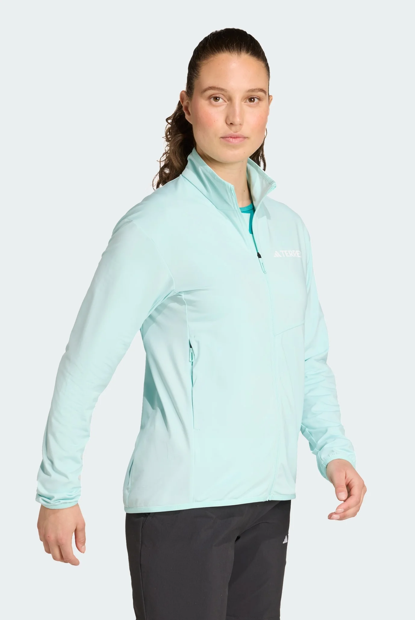 Жіноча м'ятна спортивна кофта Terrex Multi CLIMAWARM Full-Zip Tech