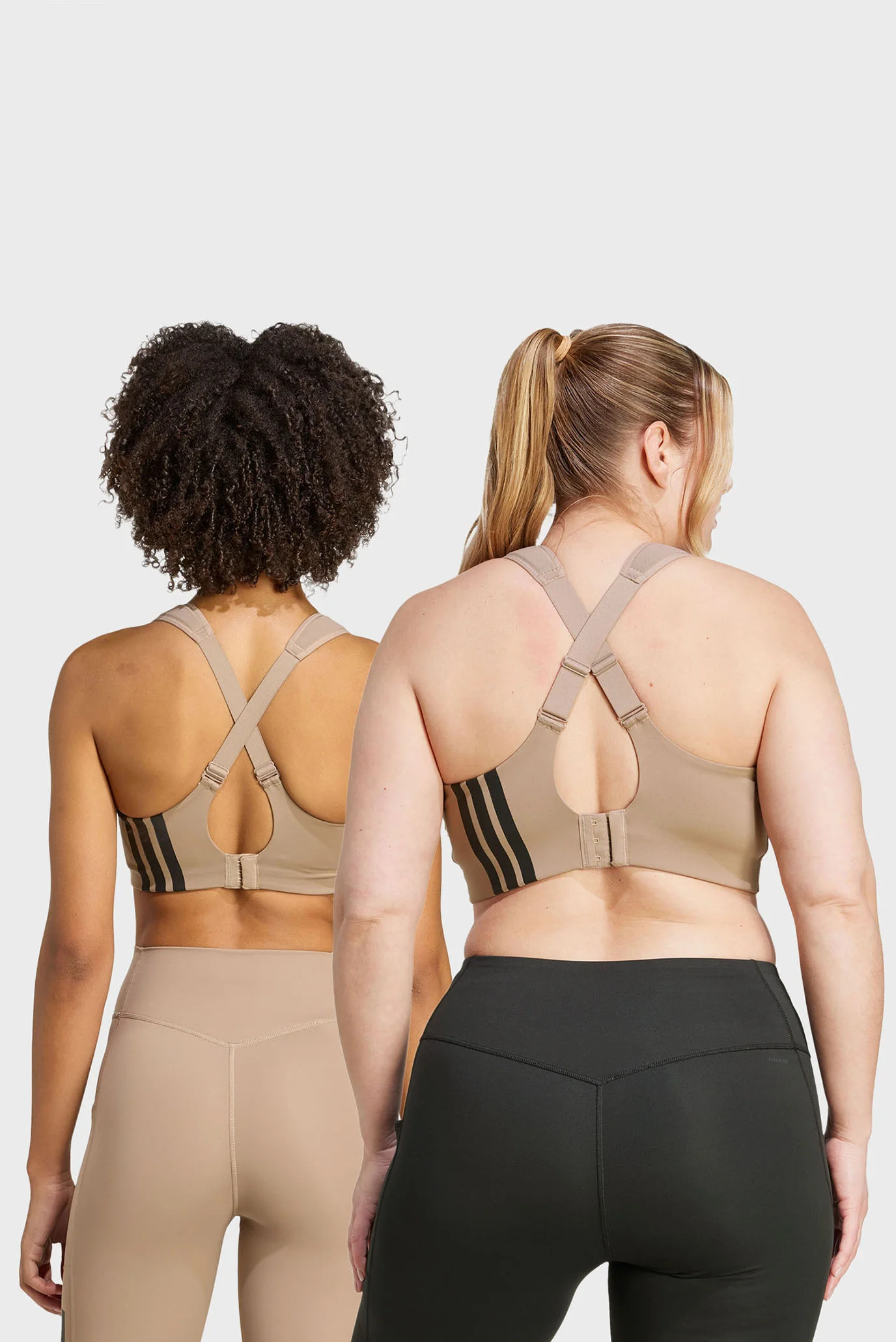 Жіночий бежевий топ TLRD Impact Training High Support adidas